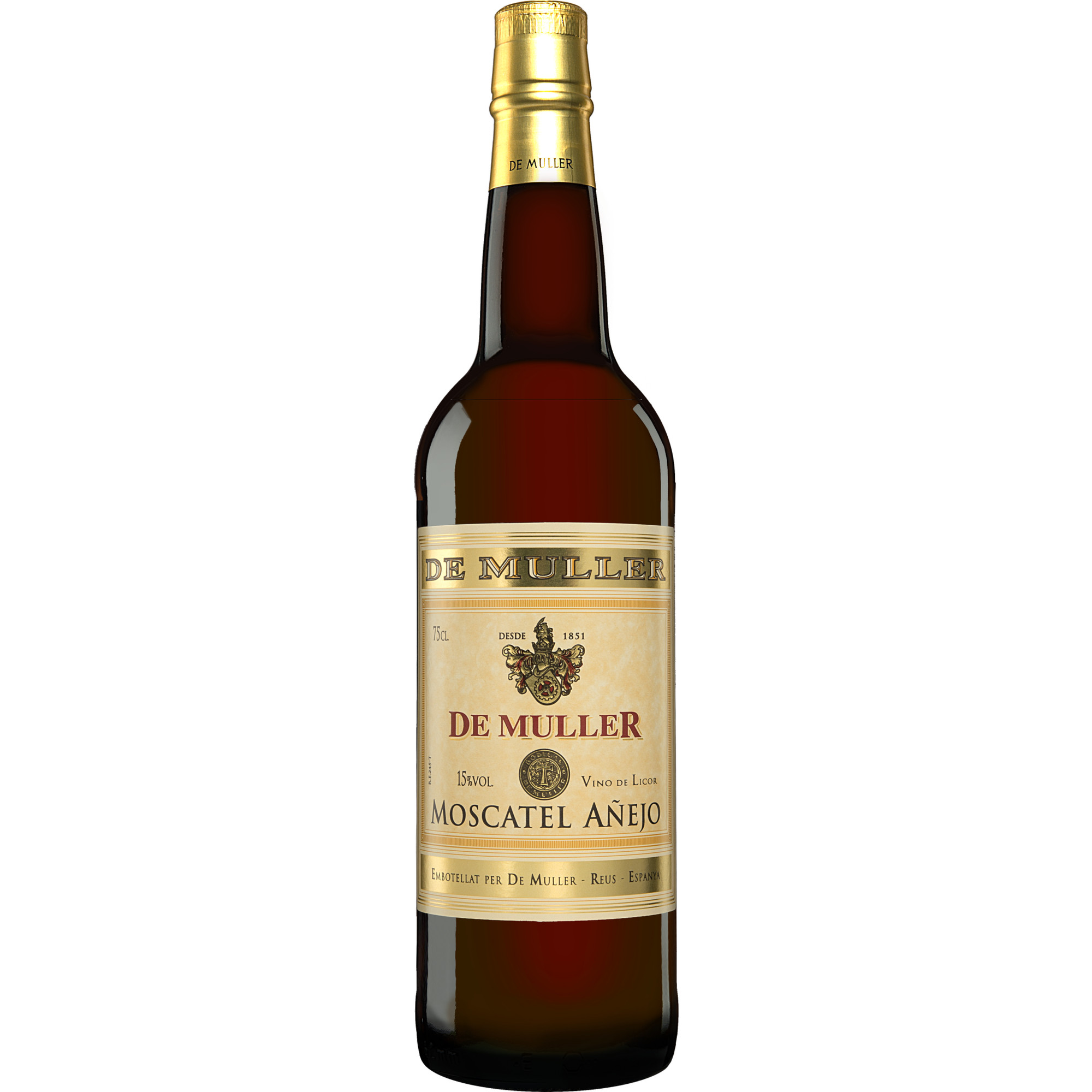 De Muller Moscatel »Añejo« 0.75L 15% Vol. Süß aus Spanien
