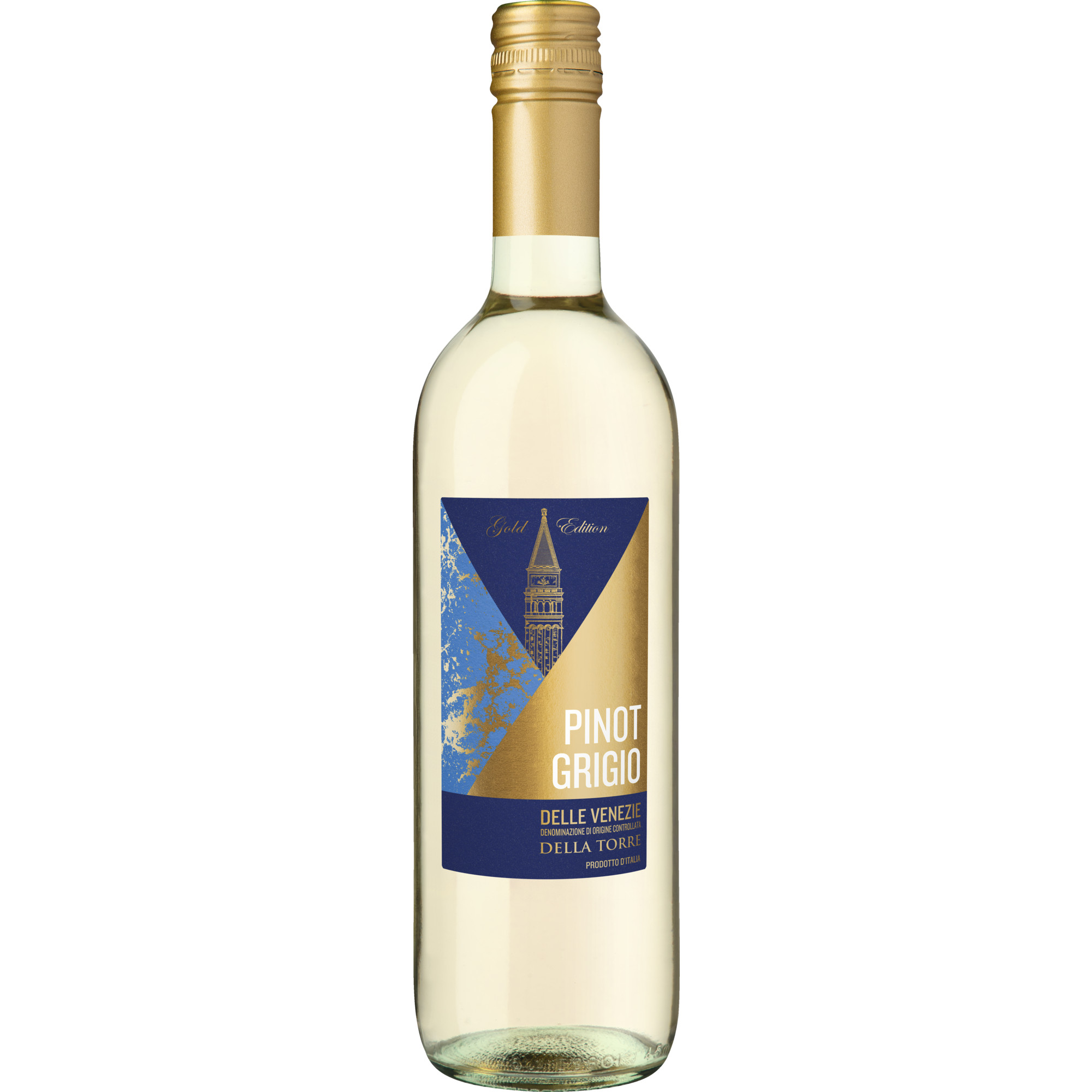 Della Torre Pinot Grigio Gold Edition, delle Venezie DOC, Venetien, 2025, Weißwein