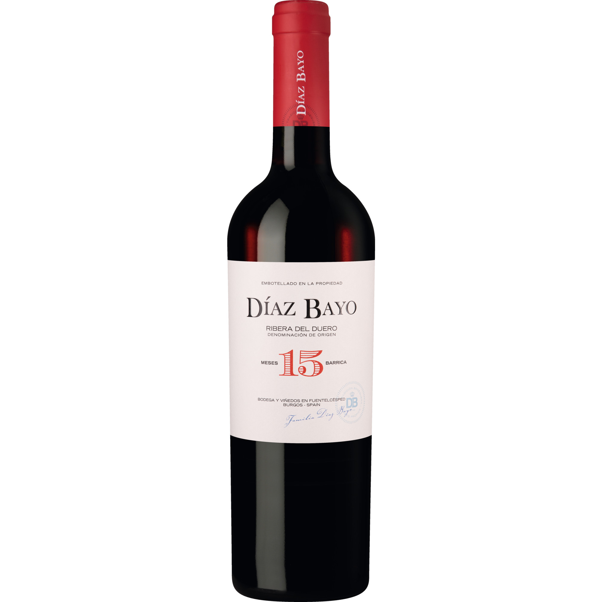 Díaz Bayo 15 Meses, Ribera del Duero DO, Kastilien - León, 2021, Rotwein