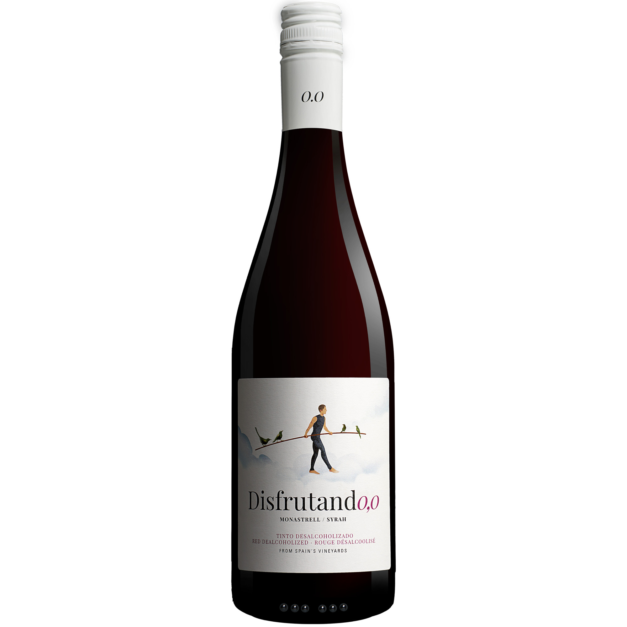 Disfrutand 0,0 Tinto 0.75L Rotwein aus Spanien