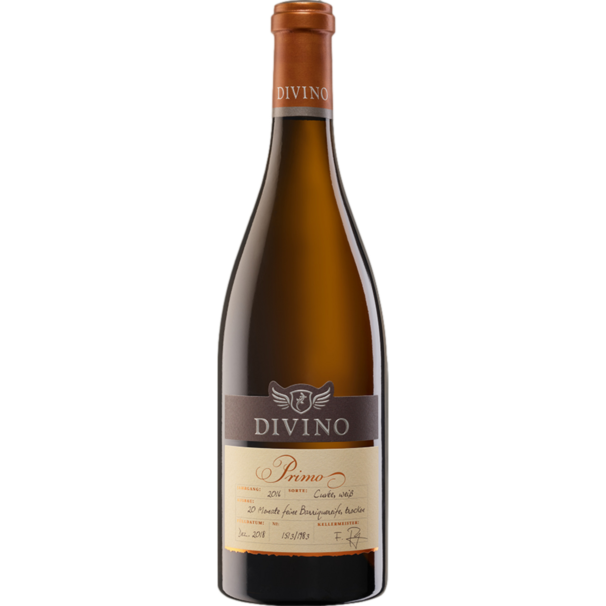 Divino Primo Cuvée Weiss, Trocken, Franken, Franken, 2018, Weißwein