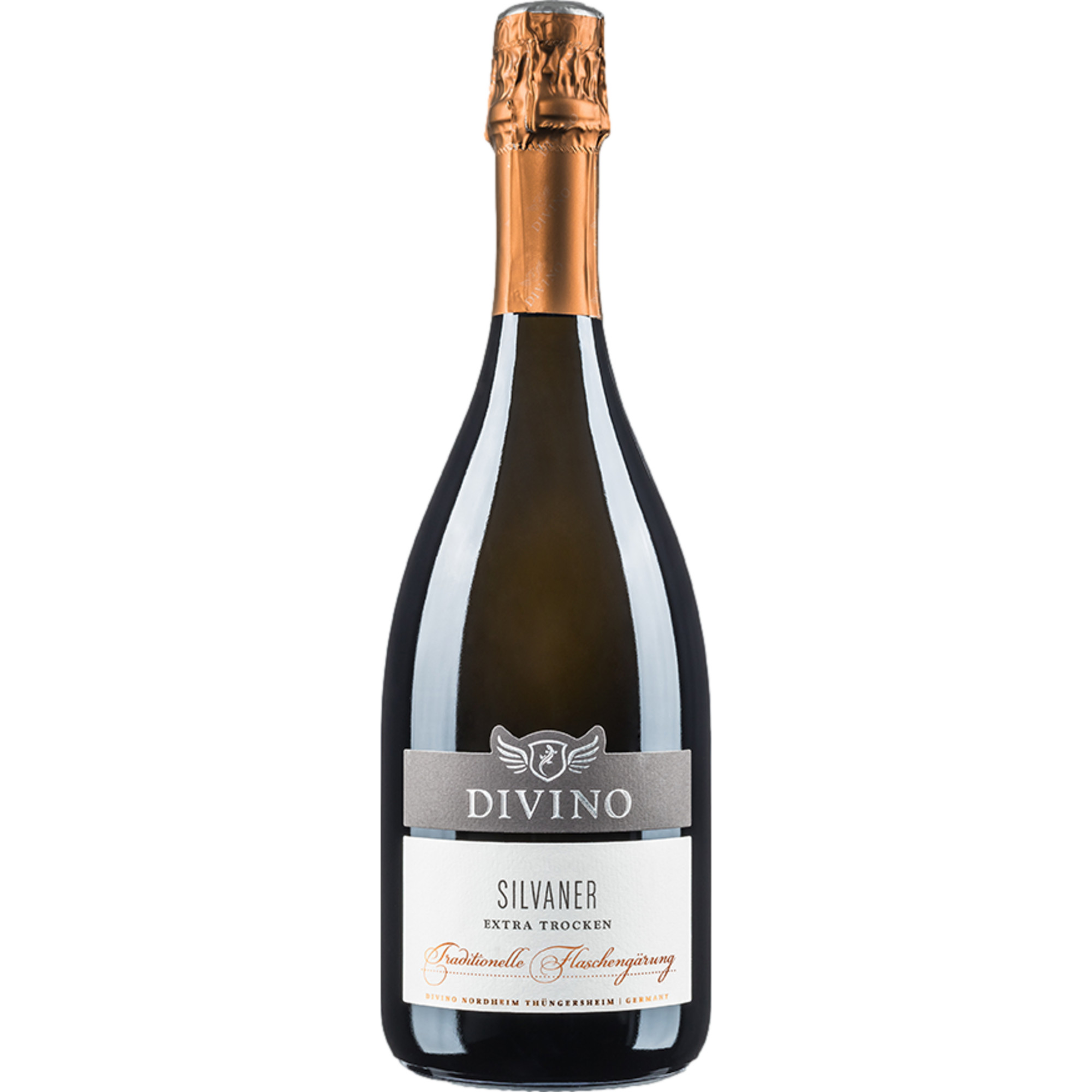 Divino Silvaner Sekt, Extra Trocken, Franken, Franken, 2023, Schaumwein