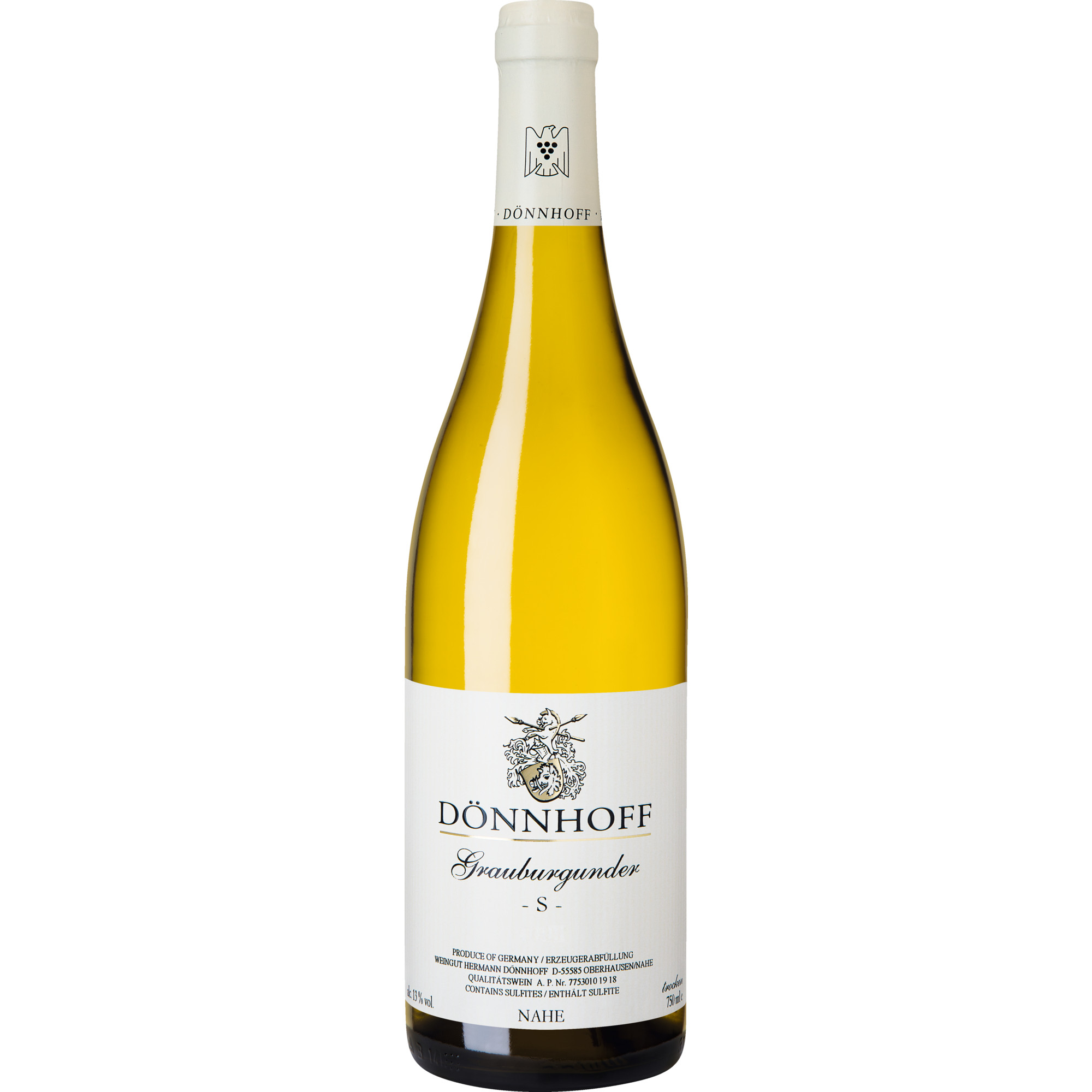 Dönnhoff Grauburgunder S, Trocken, Nahe, Nahe, 2024, Weißwein