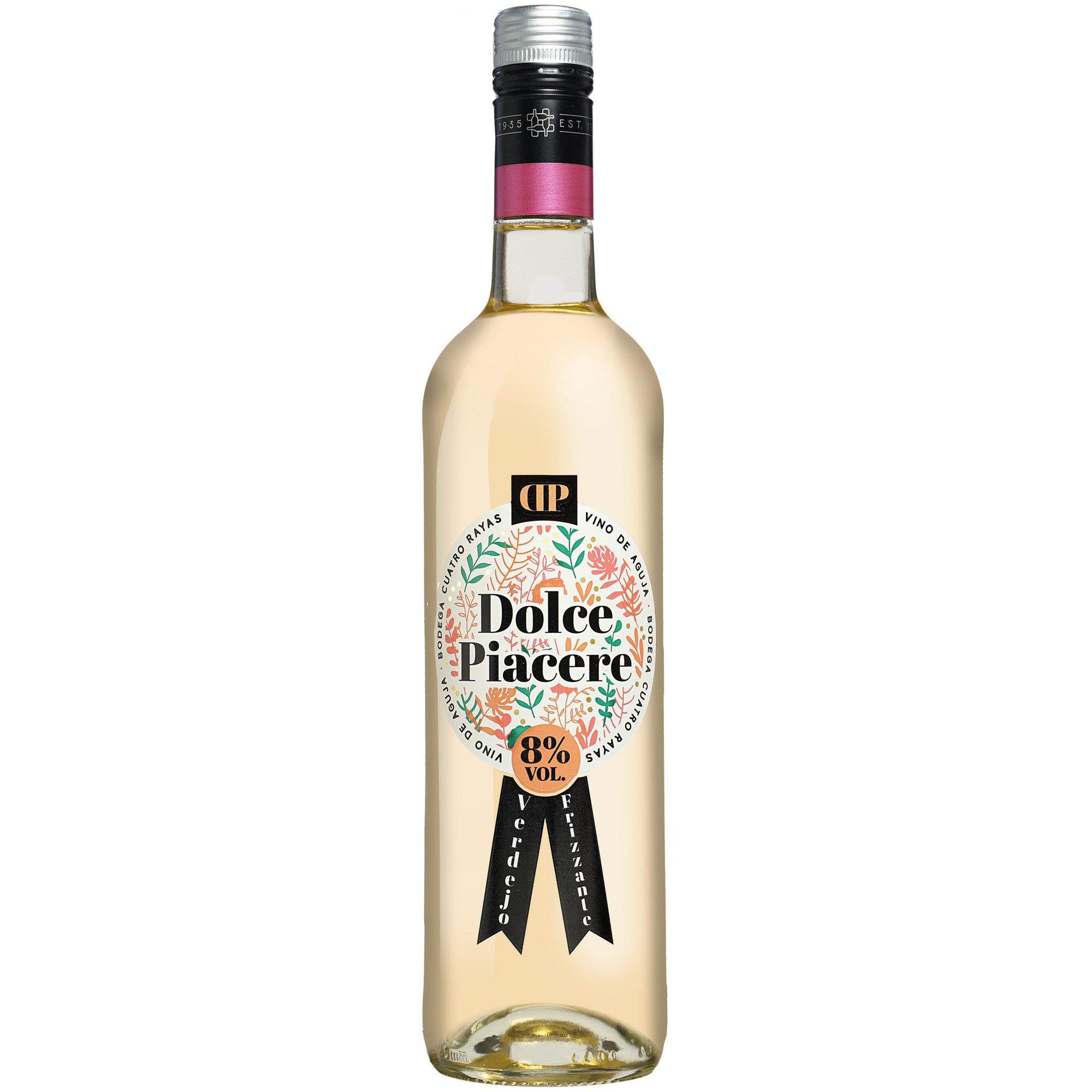 Dolce Piacere Verdejo Frizzante 0.75L 8% Vol. Lieblich aus Spanien