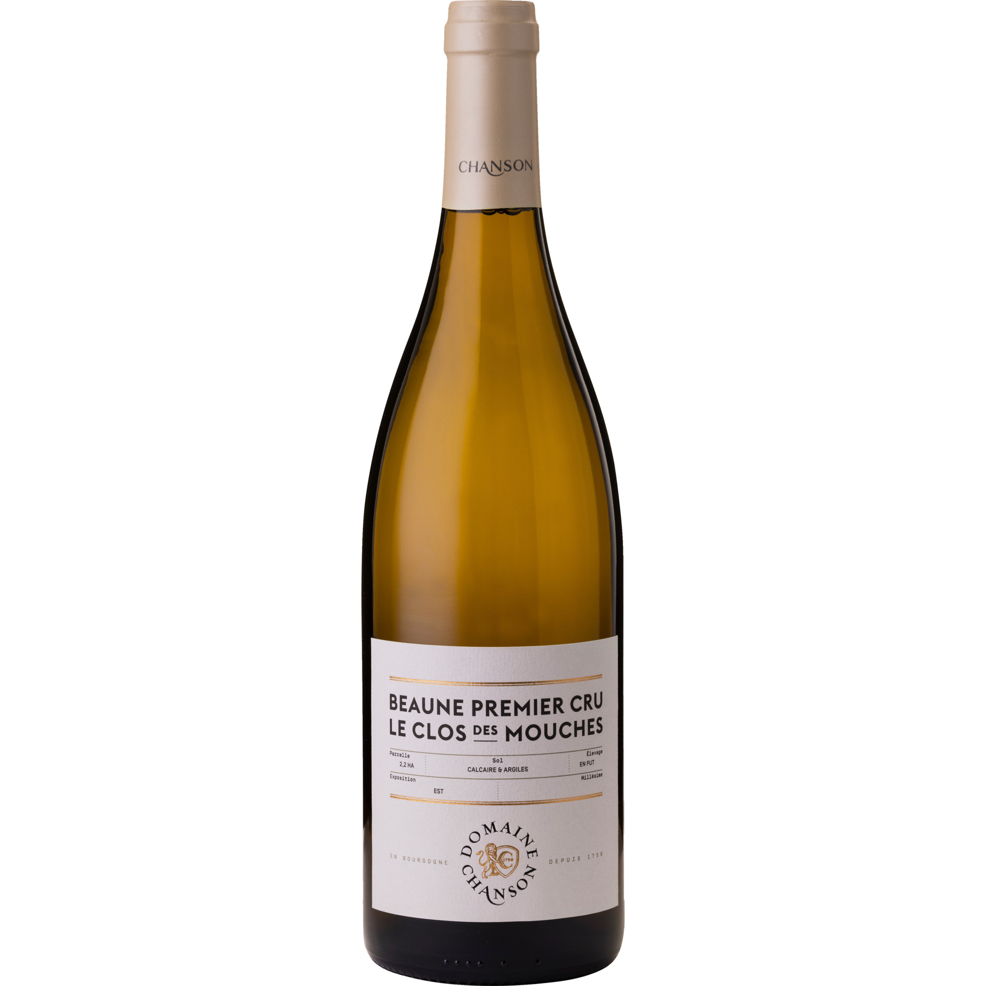 Domaine Chanson Clos des Mouches Blanc, Beaune 1er Cru, Burgund, 2022, Weißwein