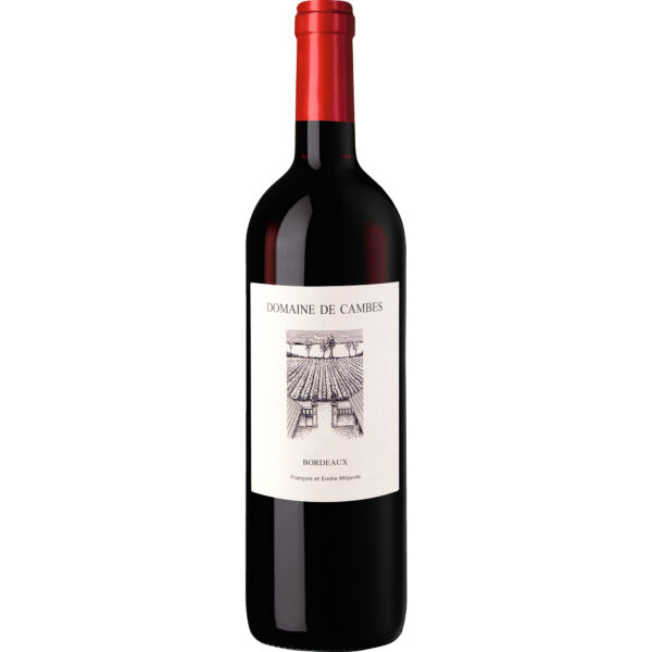 Domaine de Cambes, Bordeaux AOP, Bordeaux, 2021, Rotwein