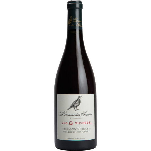Domaine des Perdrix Les 8 Ouvrées, Nuits-Saint-Georges 1er Cru AOP, Burgund, 2021, Rotwein