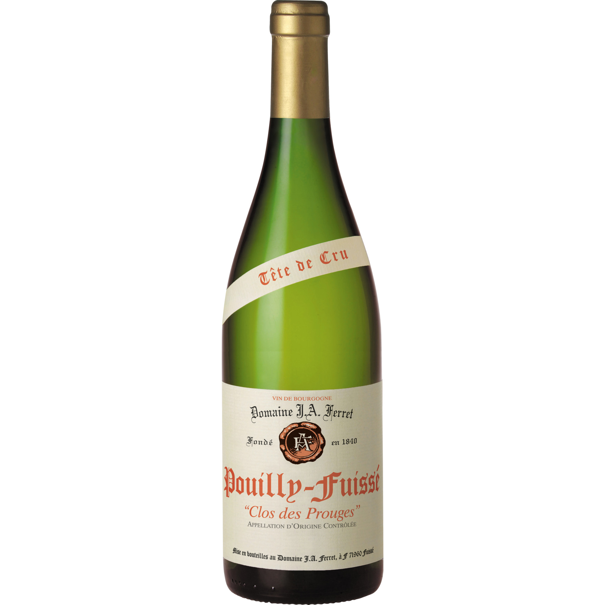 Domaine Ferret Tête de Cru Clos des Prouges, Pouilly-Fuissé AOP, Burgund, 2022, Weißwein