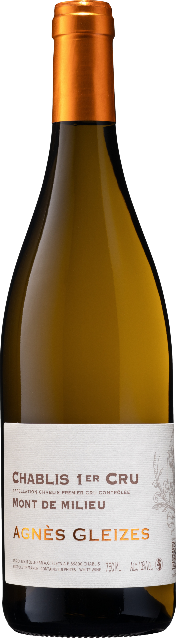 Domaine Gautheron Agnes Gleizes Agnes Gleizes Chablis Premier Cru Mont de Milieu 2023