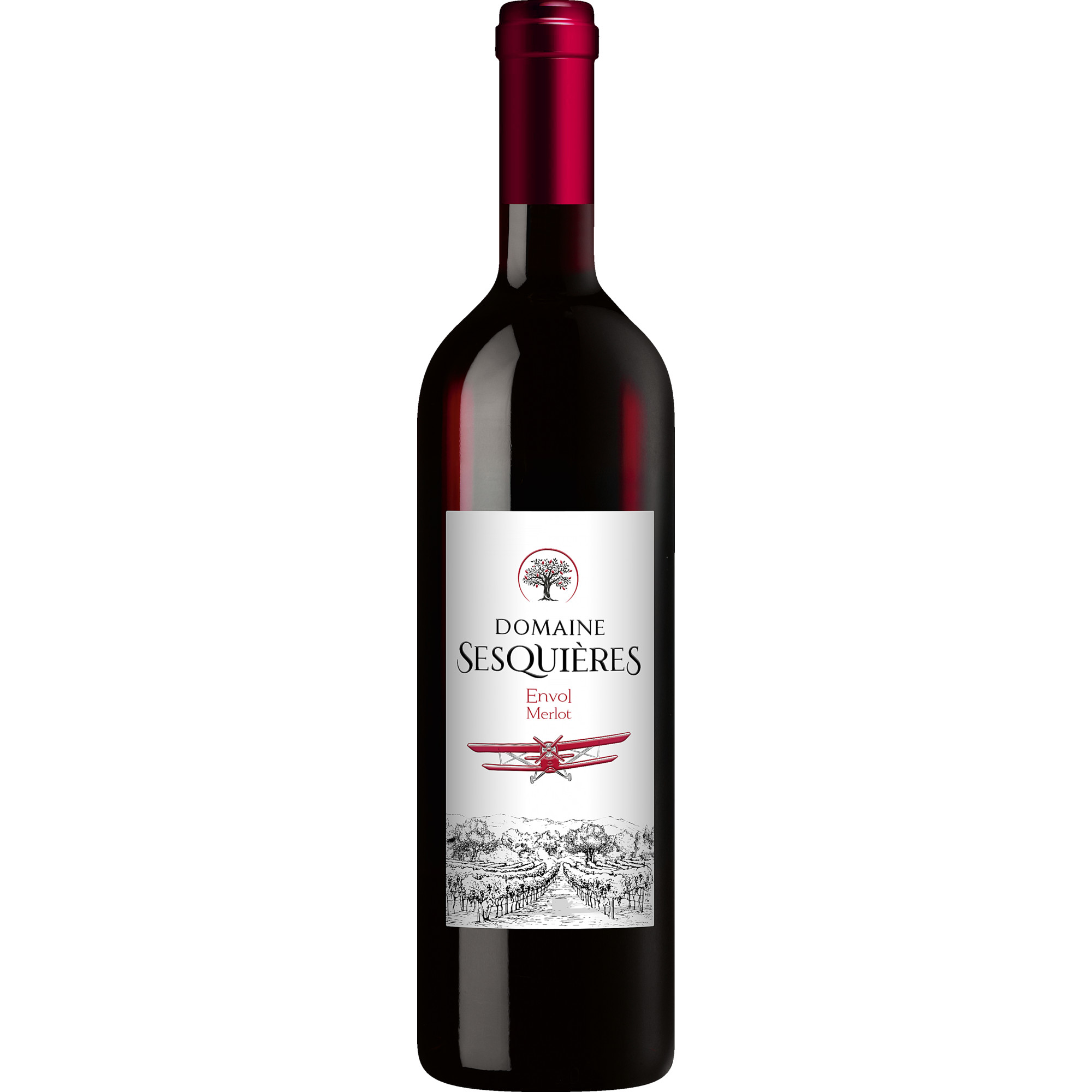 Domaine Sesquières Envol Merlot, Pays d'Oc IGP, Languedoc-Roussillon, 2025, Rotwein