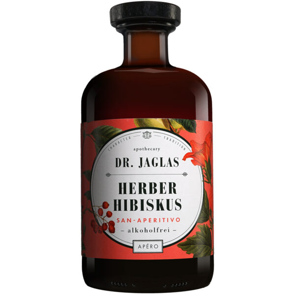 Dr. Jaglas Herber Hibiskus alkoholfrei - 0,5 L. 0.5L aus Deutschland