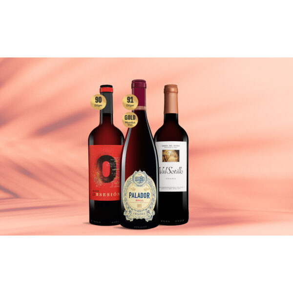 Dreiklang Rotwein-Paket 2.25L Weinpaket aus Spanien