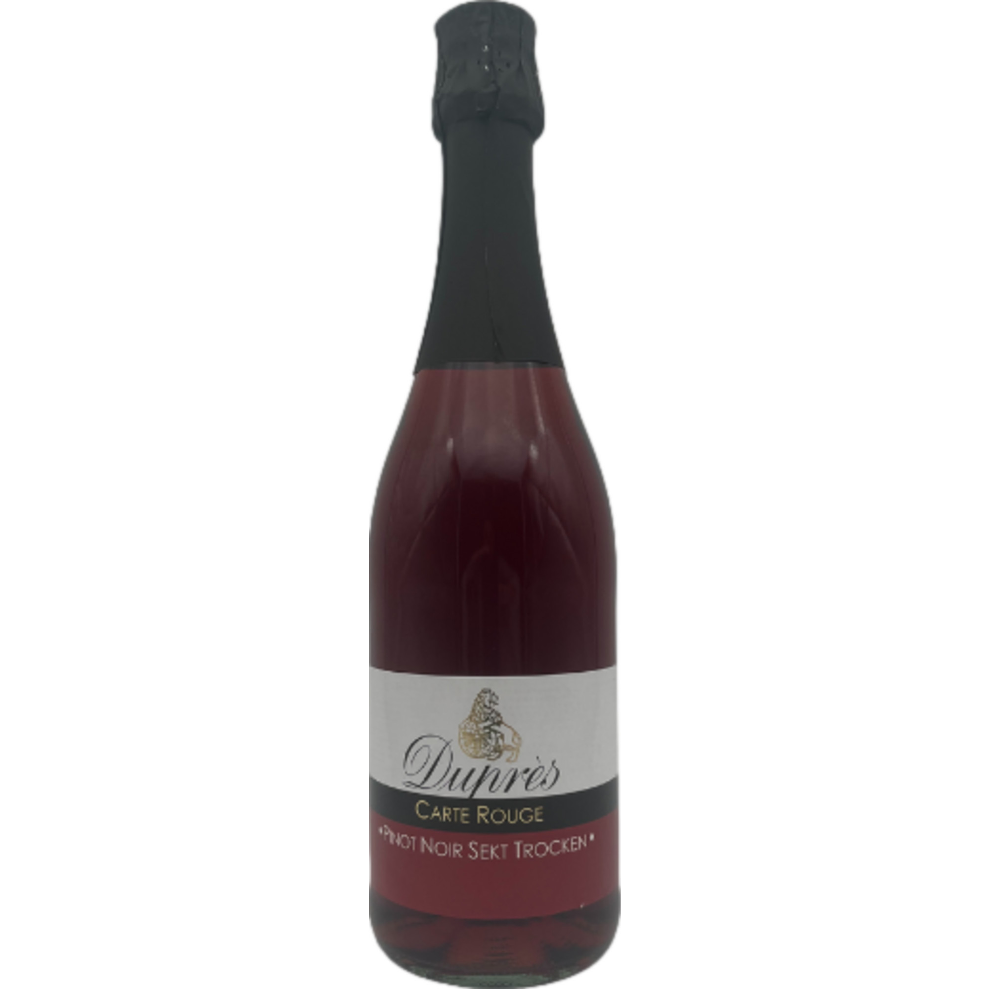 Duprès Carte Rouge Pinot Noir Sekt, Trocken, Deutscher Sekt, Deutscher Sekt, Schaumwein