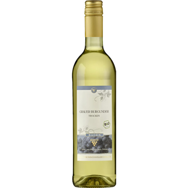 Eco Vin Grauer Burgunder Bio, Trocken, Baden, Baden, 2024, Weißwein