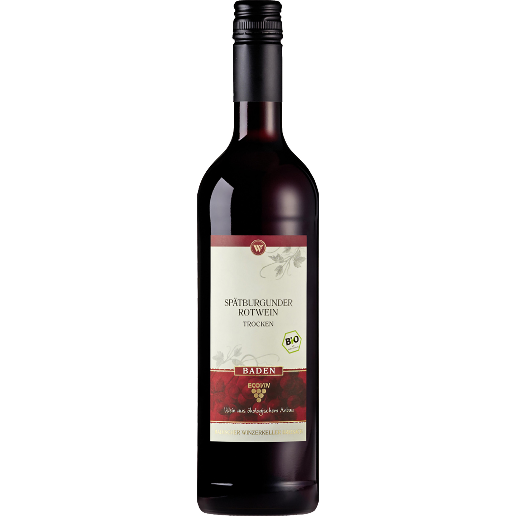 Eco Vin Spätburgunder Bio, Trocken, Baden, Baden, 2023, Rotwein