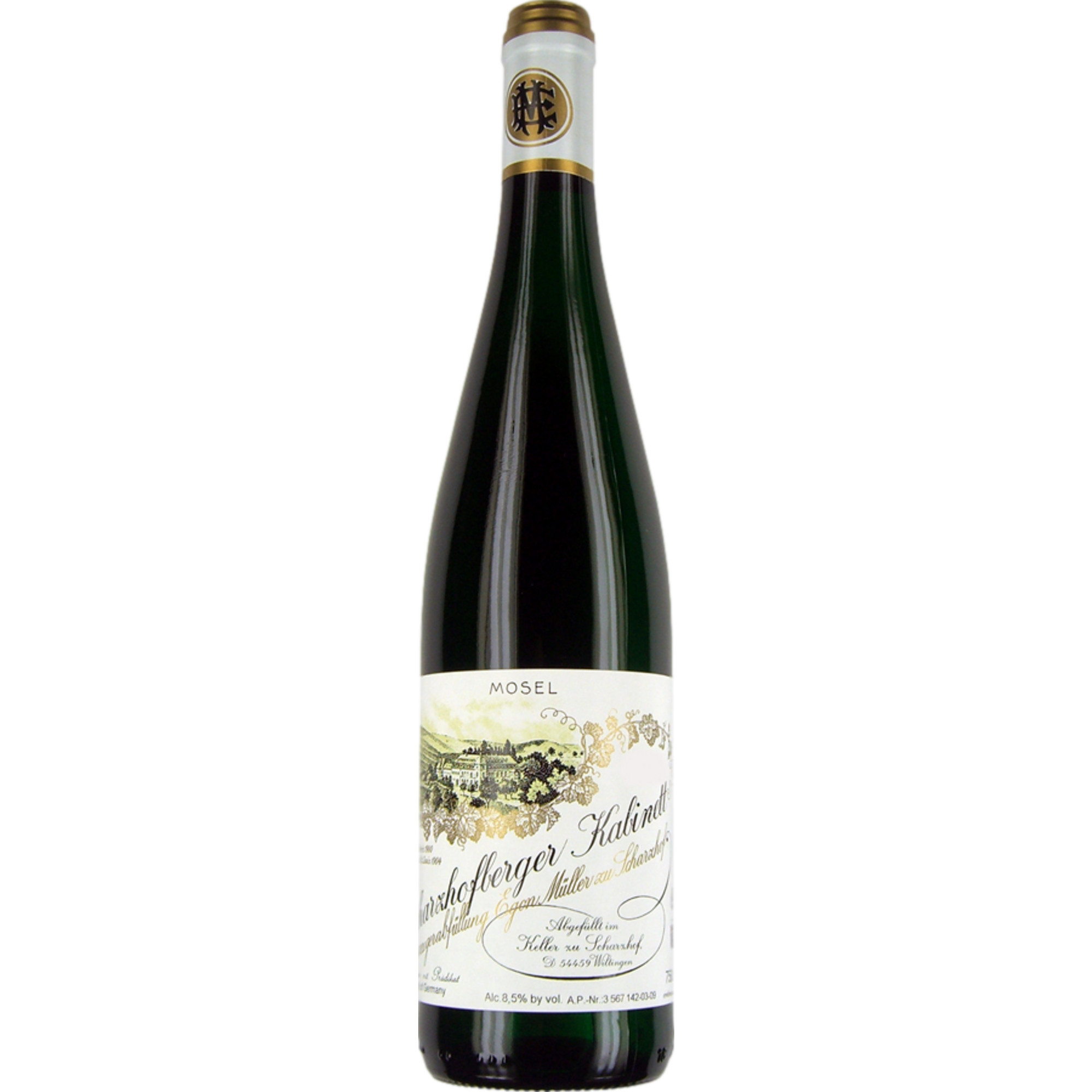 Egon Müller Scharzhofberger Riesling Kabinett, Fruchtsüß, Mosel, Mosel, 2023, Weißwein
