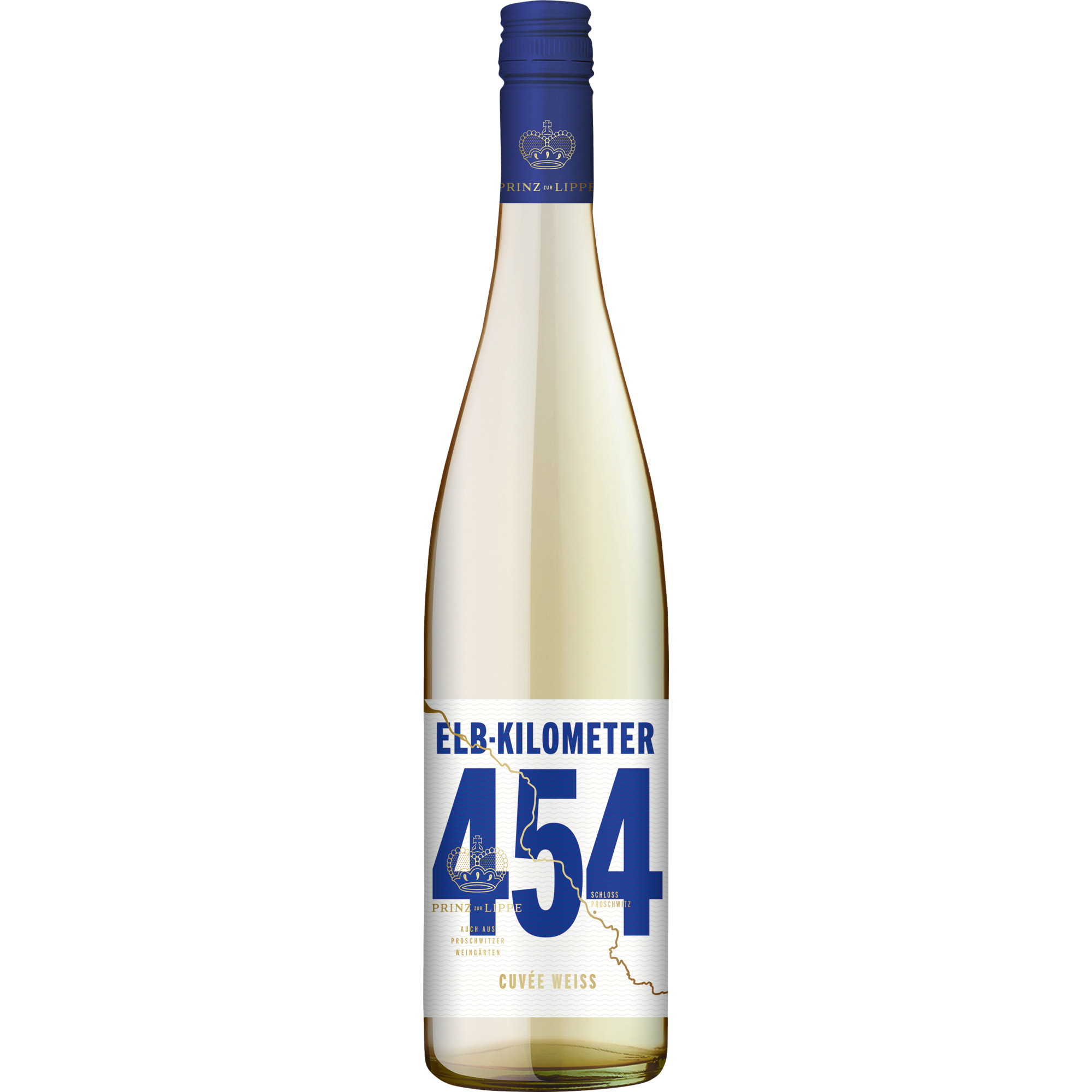Elbkilometer 454 Cuvee weiss, Trocken, Sachsen, Sachsen, Weißwein