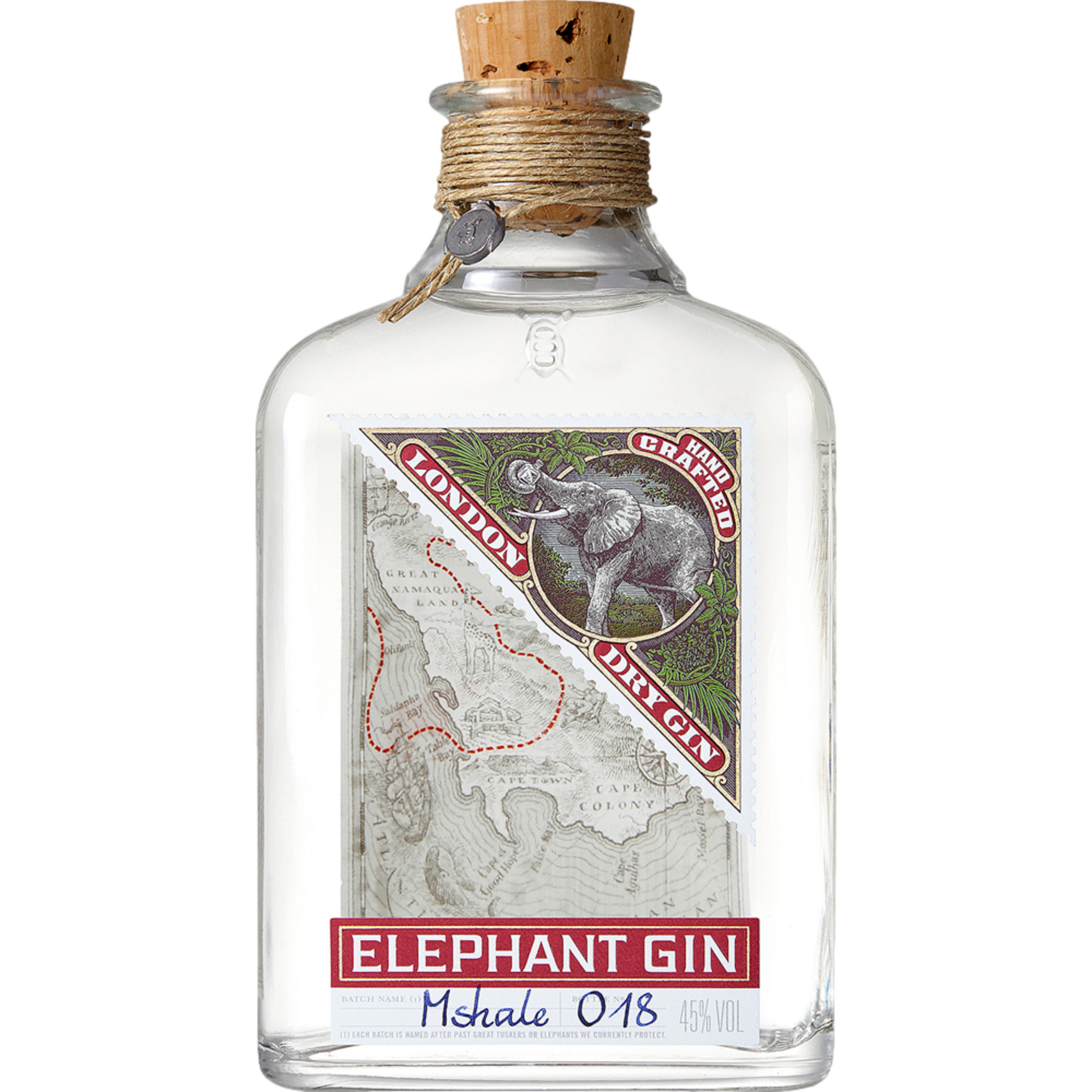 Elephant Gin London Dry, Deutschland, 0,5 L, 45% Vol., Spirituosen