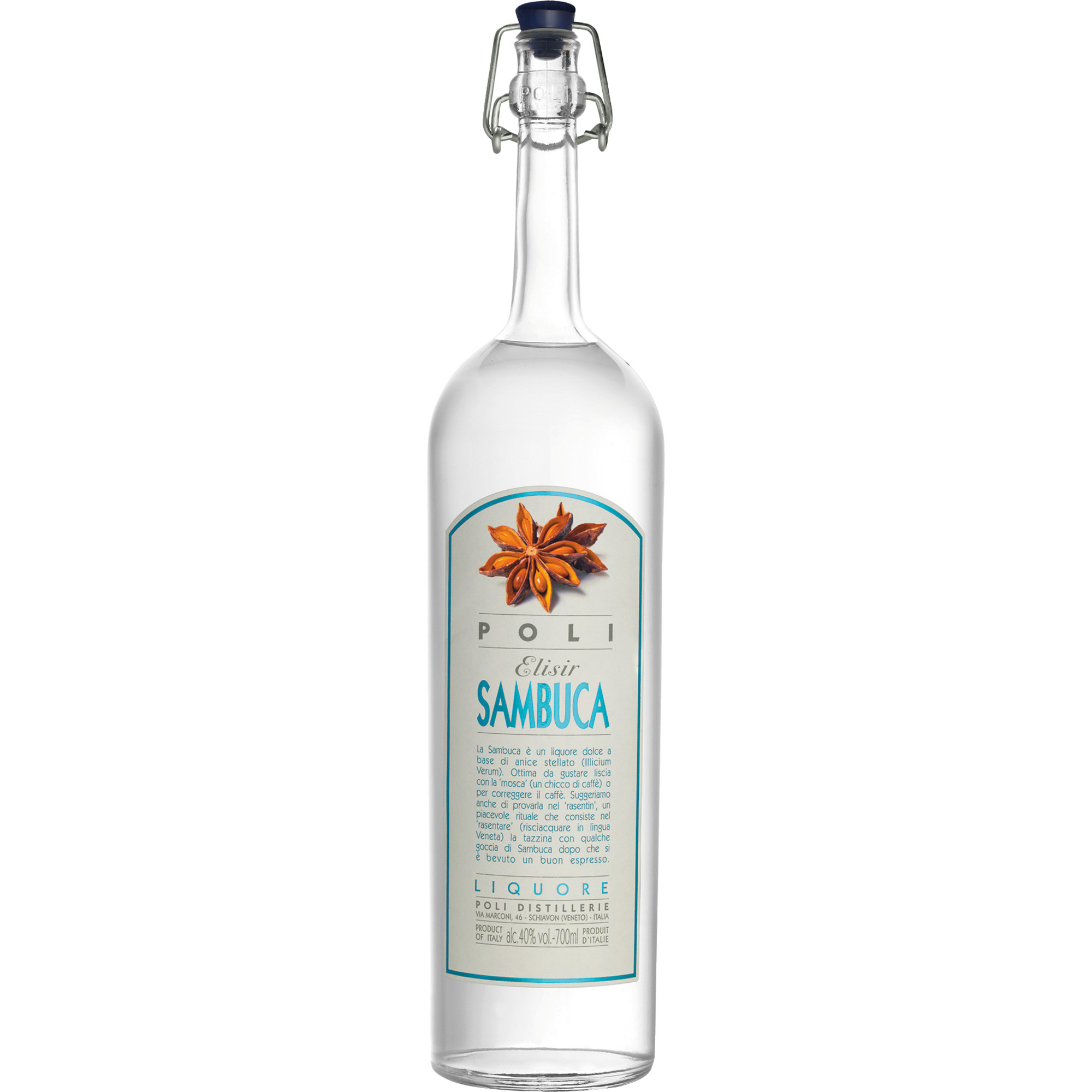 Elsir Sambuca, 0,7L, 40%, Venetien, Spirituosen