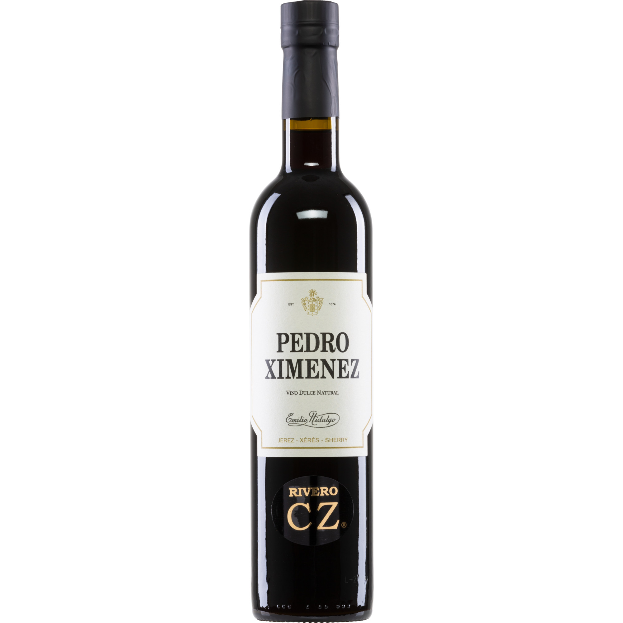 Emilio Hidalgo CZ Pedro Ximenez Vino Dulce Natural, Jerez-Xérès-Sherry DO, 0,5 L, 15% Vol., Sherry/Jerez, Spirituosen