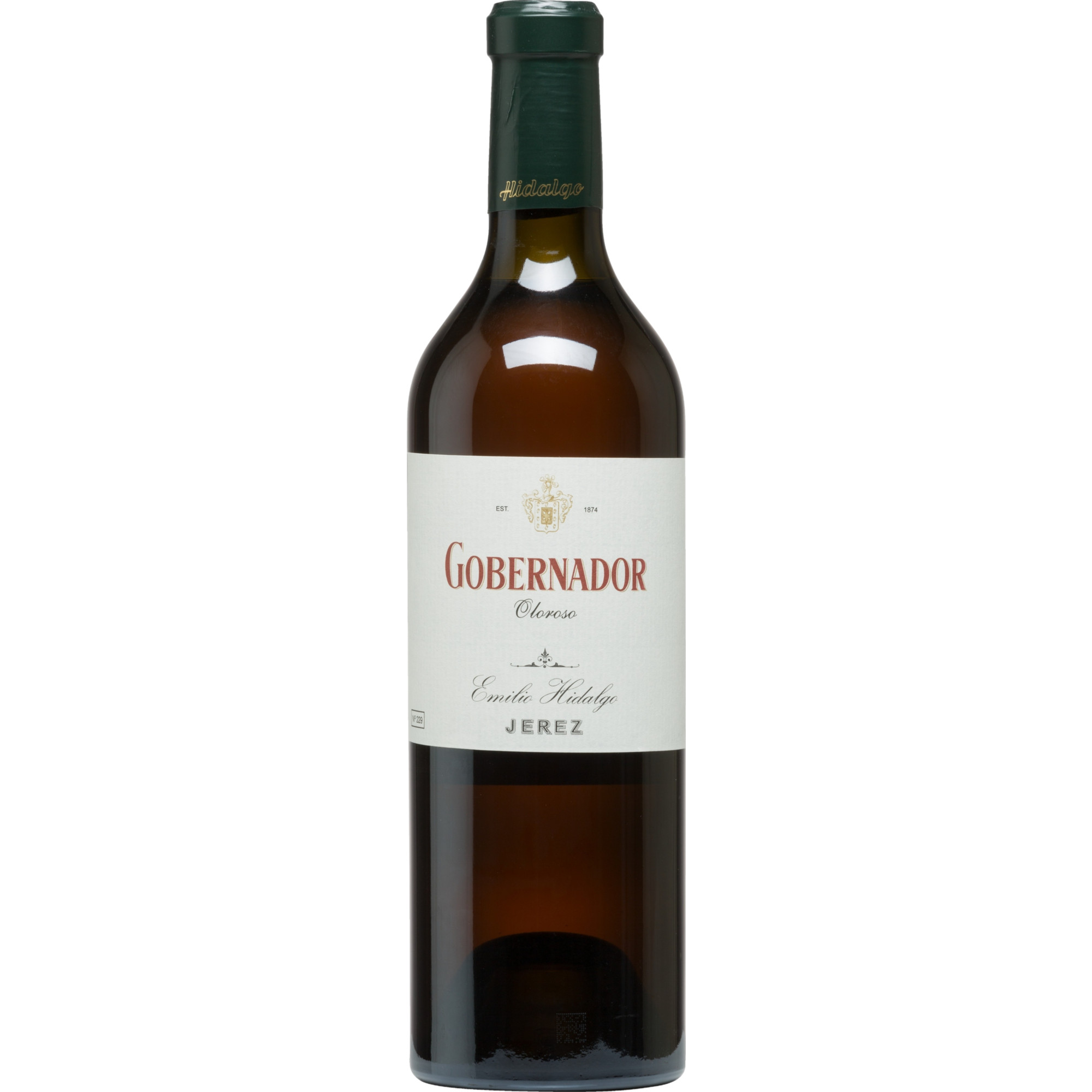 Emilio Hidalgo Gobernador Oloroso, Jerez-Xérès-Sherry DO, 0,75 L, 20% Vol., Sherry/Jerez, Spirituosen