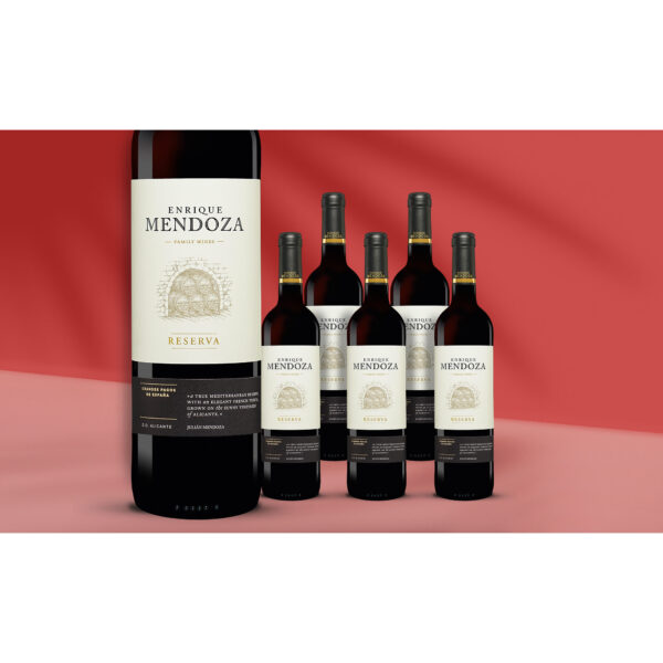 Enrique Mendoza Cabernet/Shiraz Reserva 2022 4.5L 14% Vol. Weinpaket aus Spanien