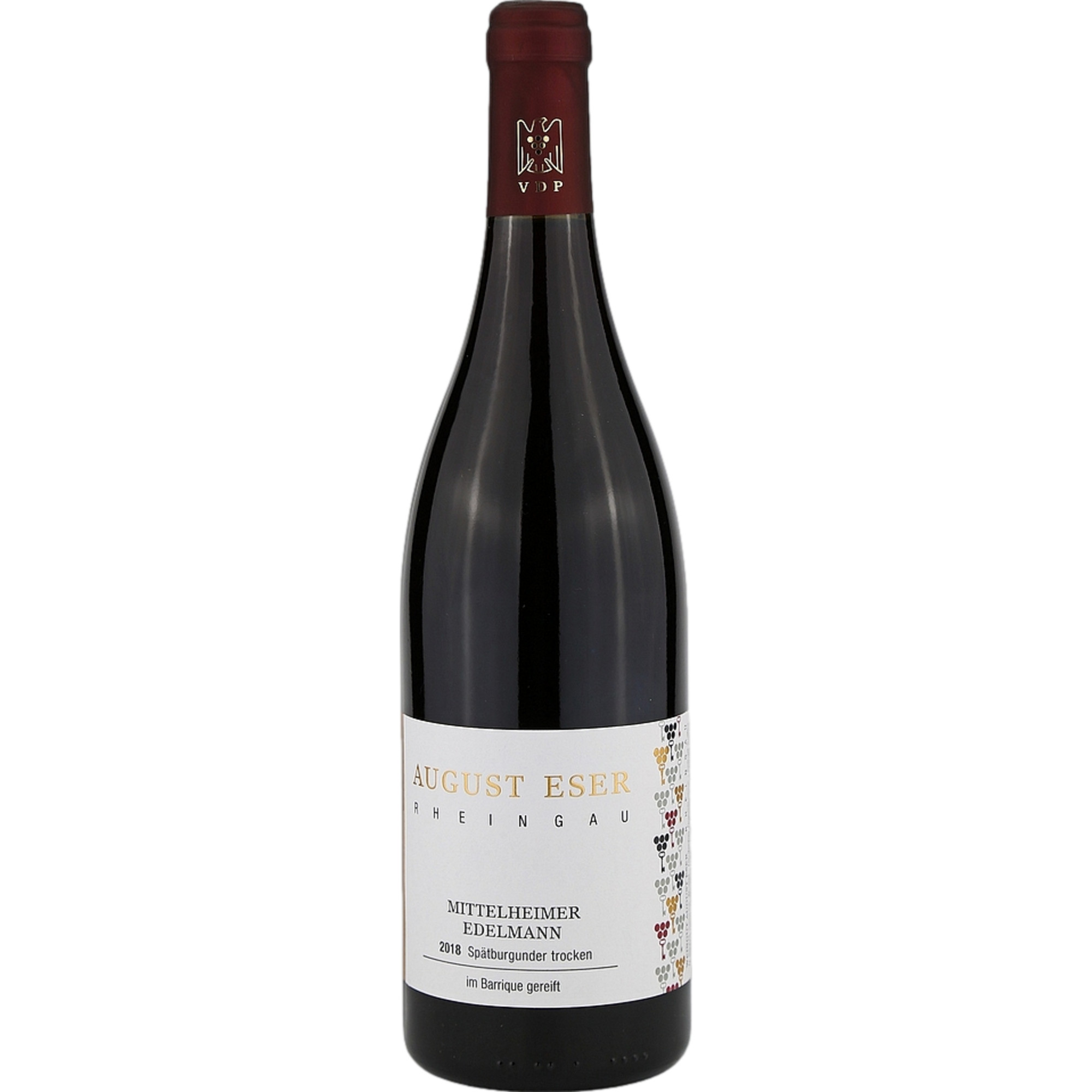 Eser Mittelheimer Edelmann Spätburgunder, Trocken, Rheingau, Rheingau, 2023, Rotwein