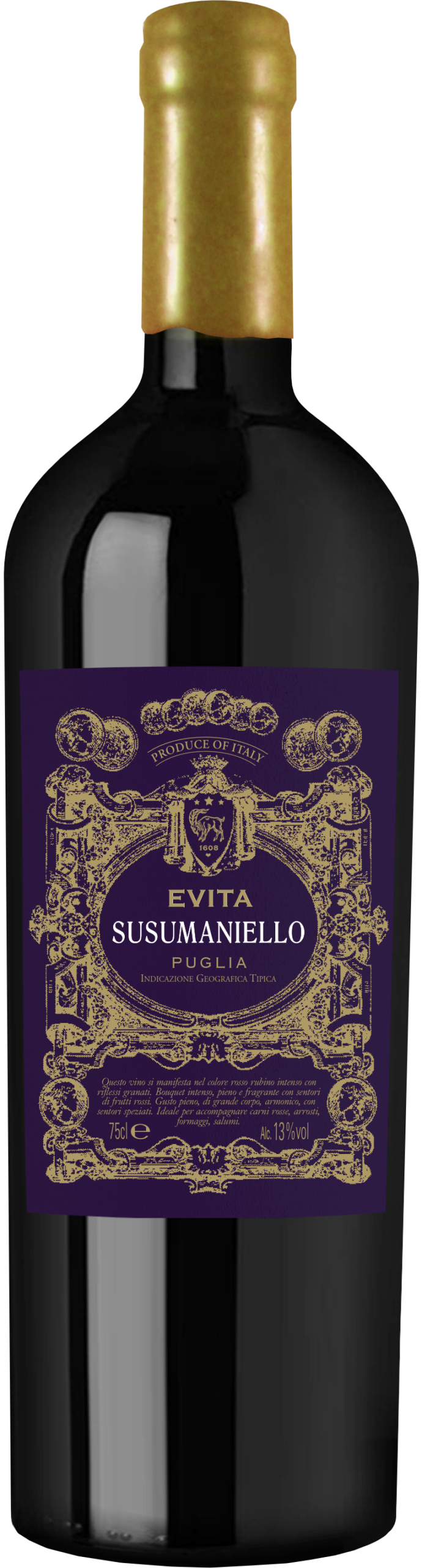 EVITA Susumaniello Puglia IGT 2022