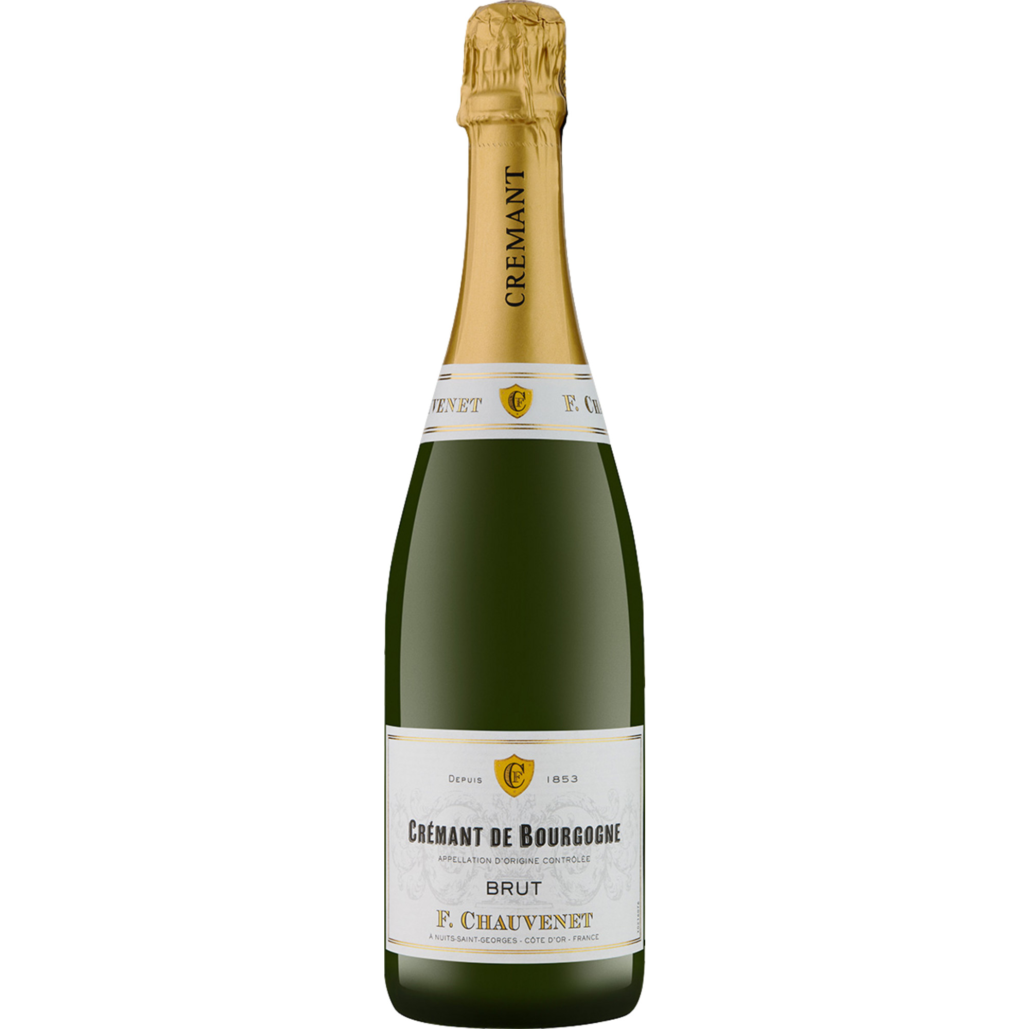 F. Chauvenet Crémant de Bourgogne, Brut, Crémant de Bourgogne AC, Burgund, Schaumwein