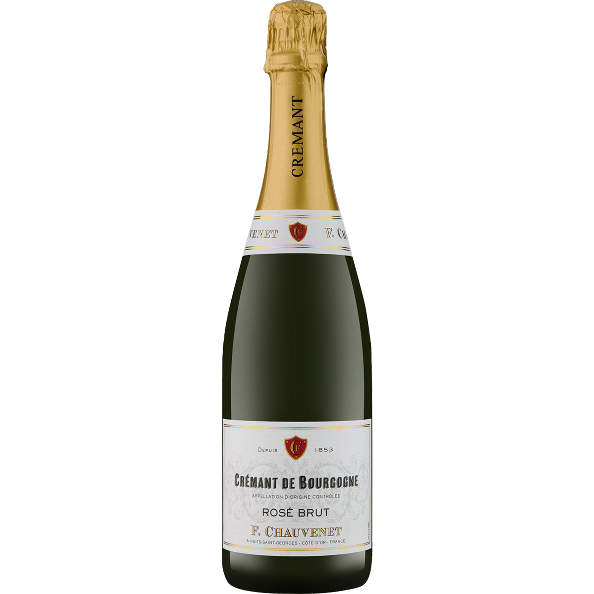 F. Chauvenet Crémant de Bourgogne Rosé, Brut, Crémant de Bourgogne AC, Burgund, Schaumwein