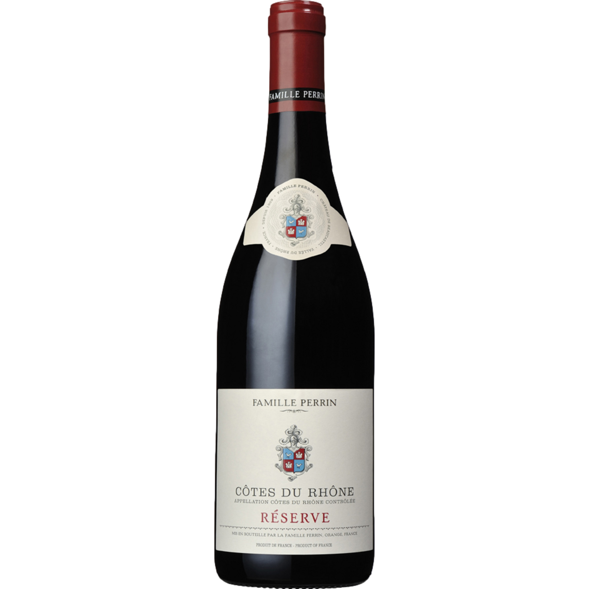 Famille Perrin Côtes du Rhône Réserve, Côtes du Rhône AOP, Rhône, 2023, Rotwein