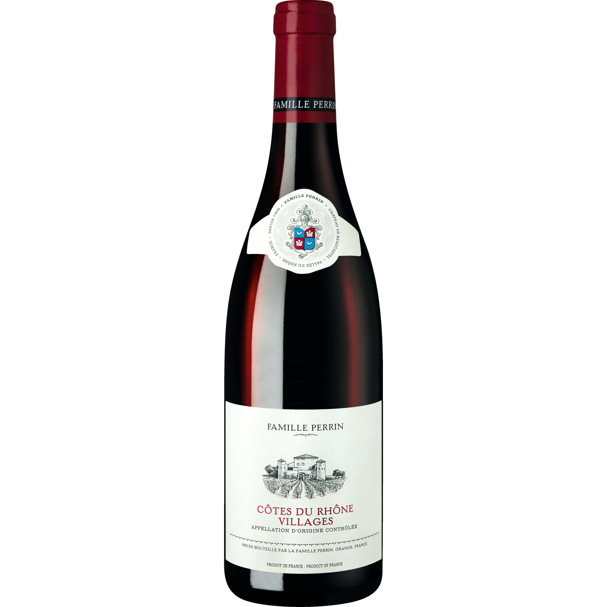 Famille Perrin Côtes du Rhône Villages, Côtes du Rhône Villages AOP, Rhône, 2023, Rotwein