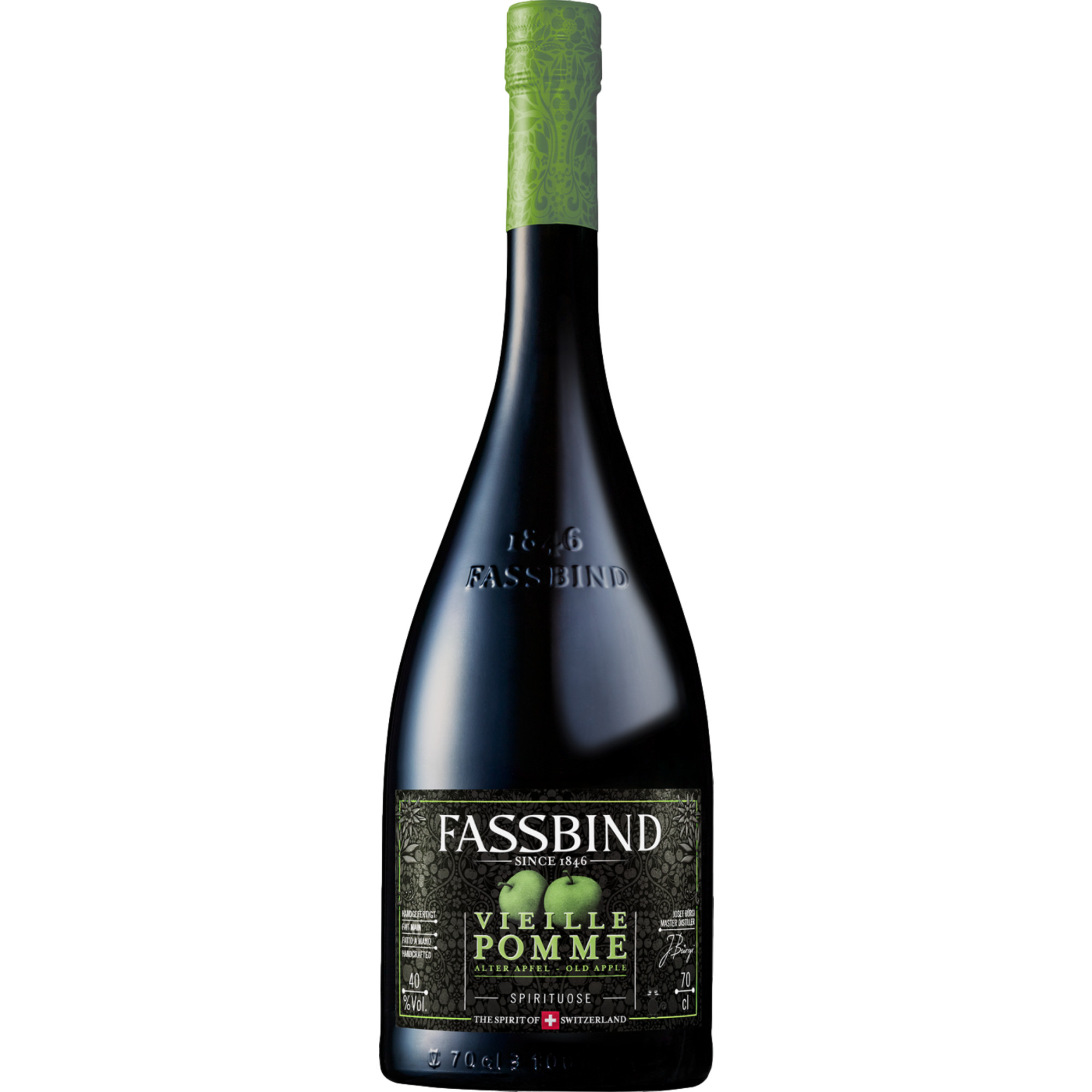 Fassbind Les Vieilles Barriques Alter Apfel, Edelbrand, 0,7 L, 40% Vol., Spirituosen
