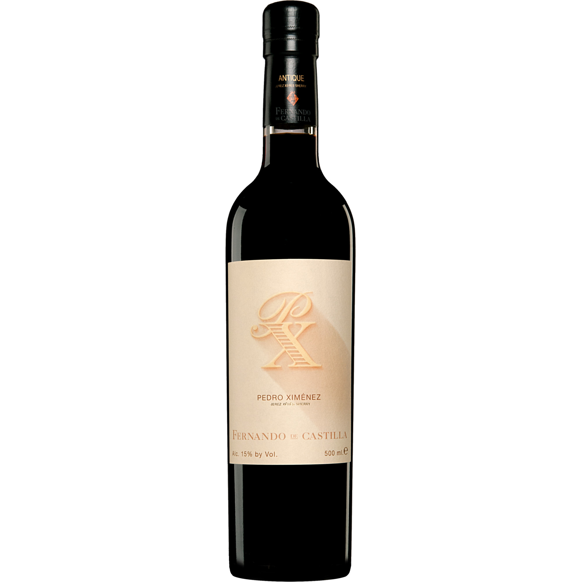Fernando de Castilla »Antique« Pedro Ximénez - 0,5 L 0.5L 15% Vol. Süß aus Spanien