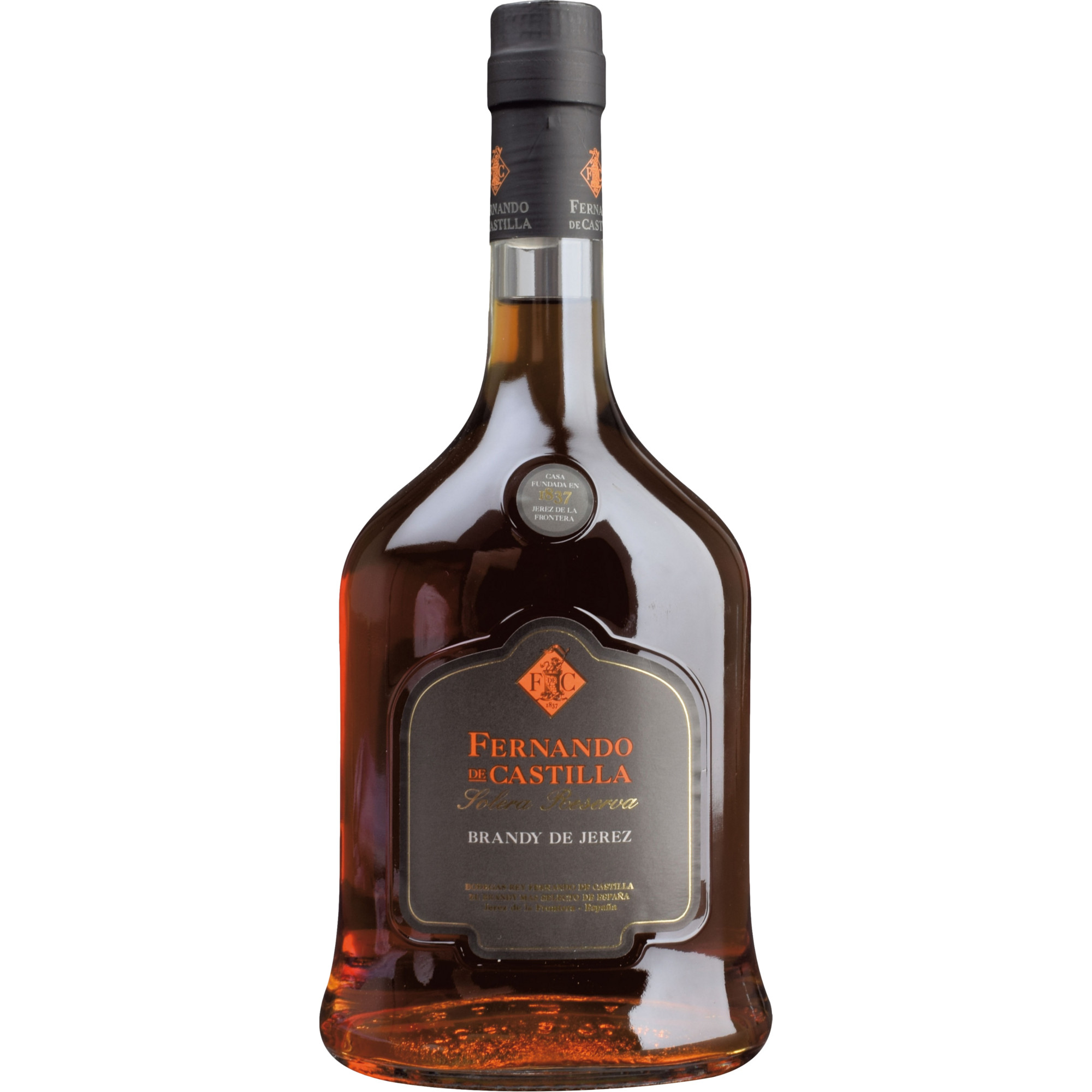 Fernando De Castilla Solera Reserva, Brandy de Jerez DO, 0,7 L, 36% Vol., Andalusien, Spirituosen