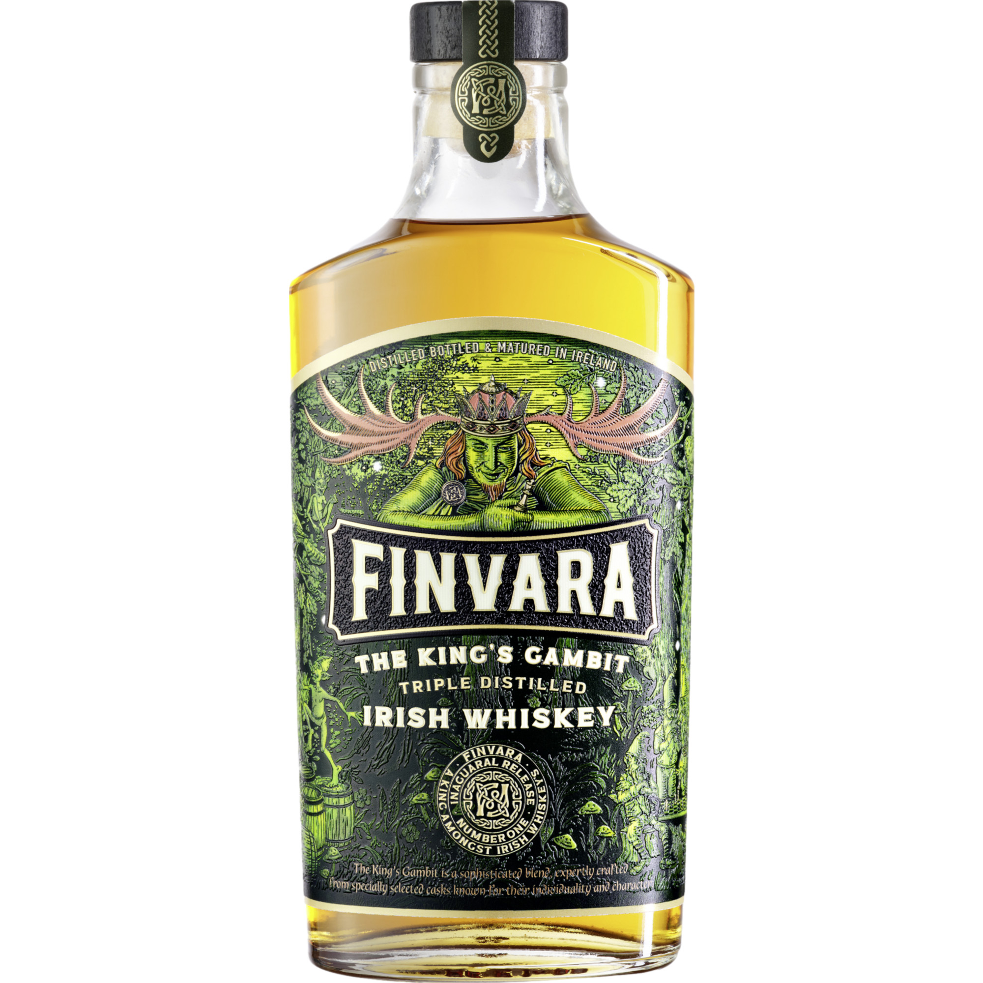Finvara The Kings Gambit Whiskey, Irish Whiskey, 0,7 L, 43% Vol., Spirituosen