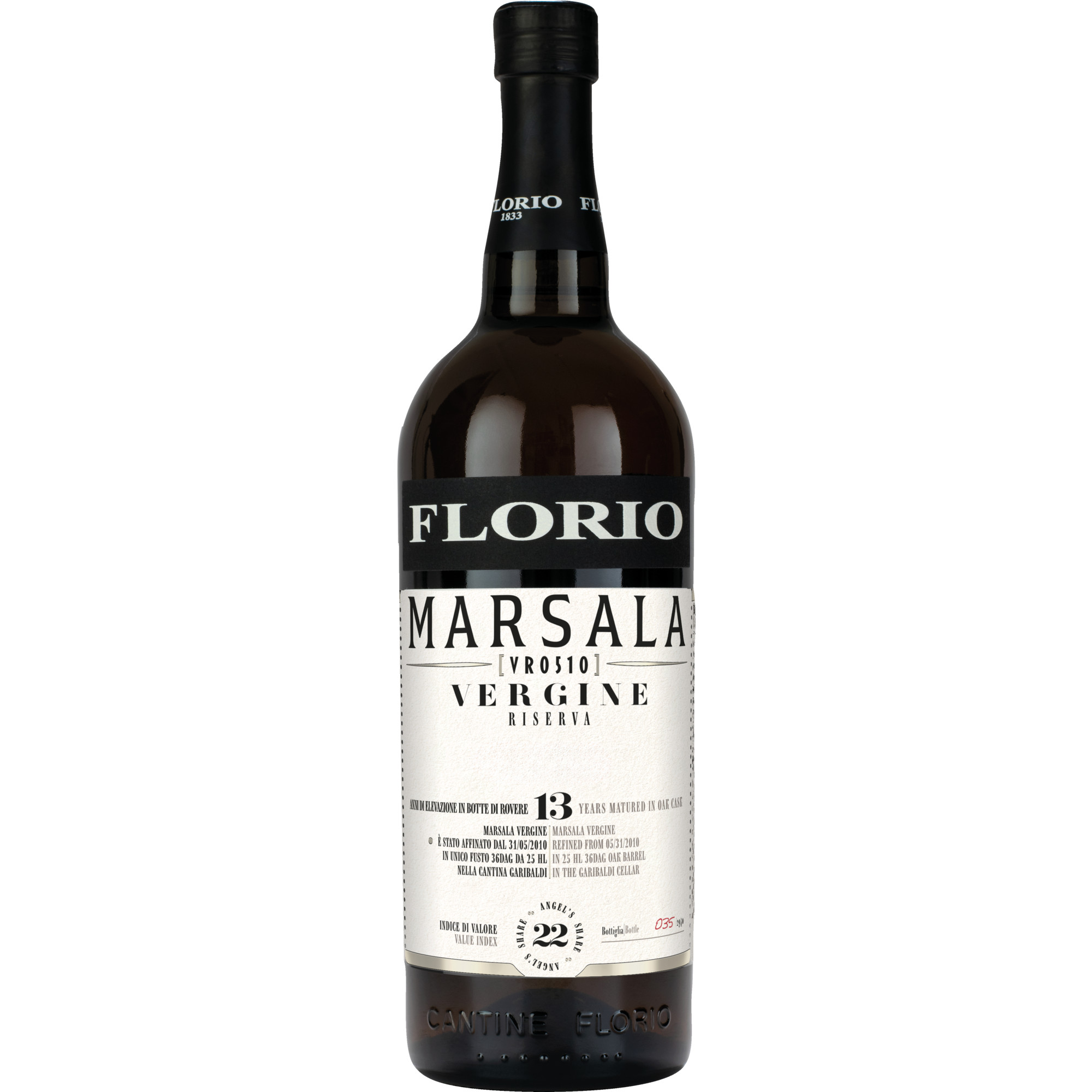 Florio Marsala Vergine Riserva, Marsala Superiore DOC, 19% Vol., Sizilien, Spirituosen