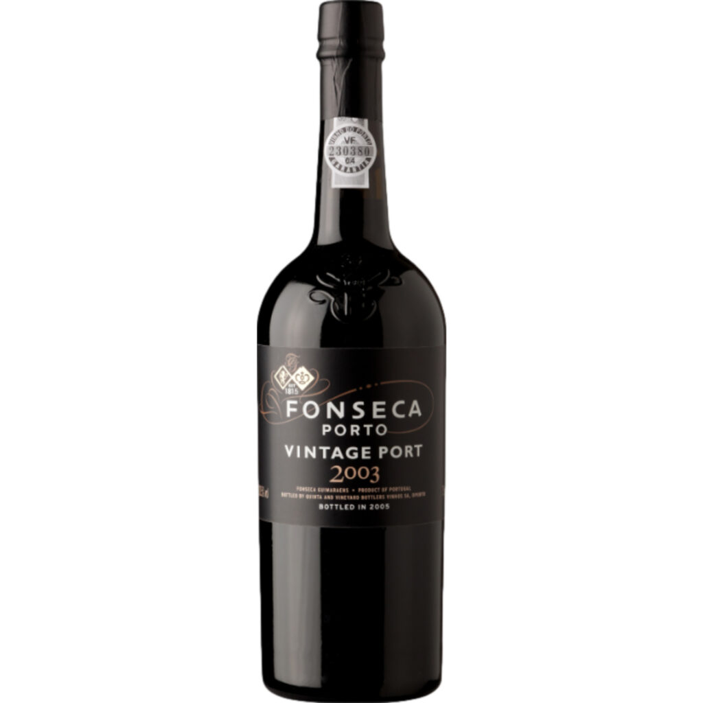 Fonseca Vintage Port, Vinho do Porto DOC, 0,75 L, 20,5% Vol., Douro, 2003, Spirituosen