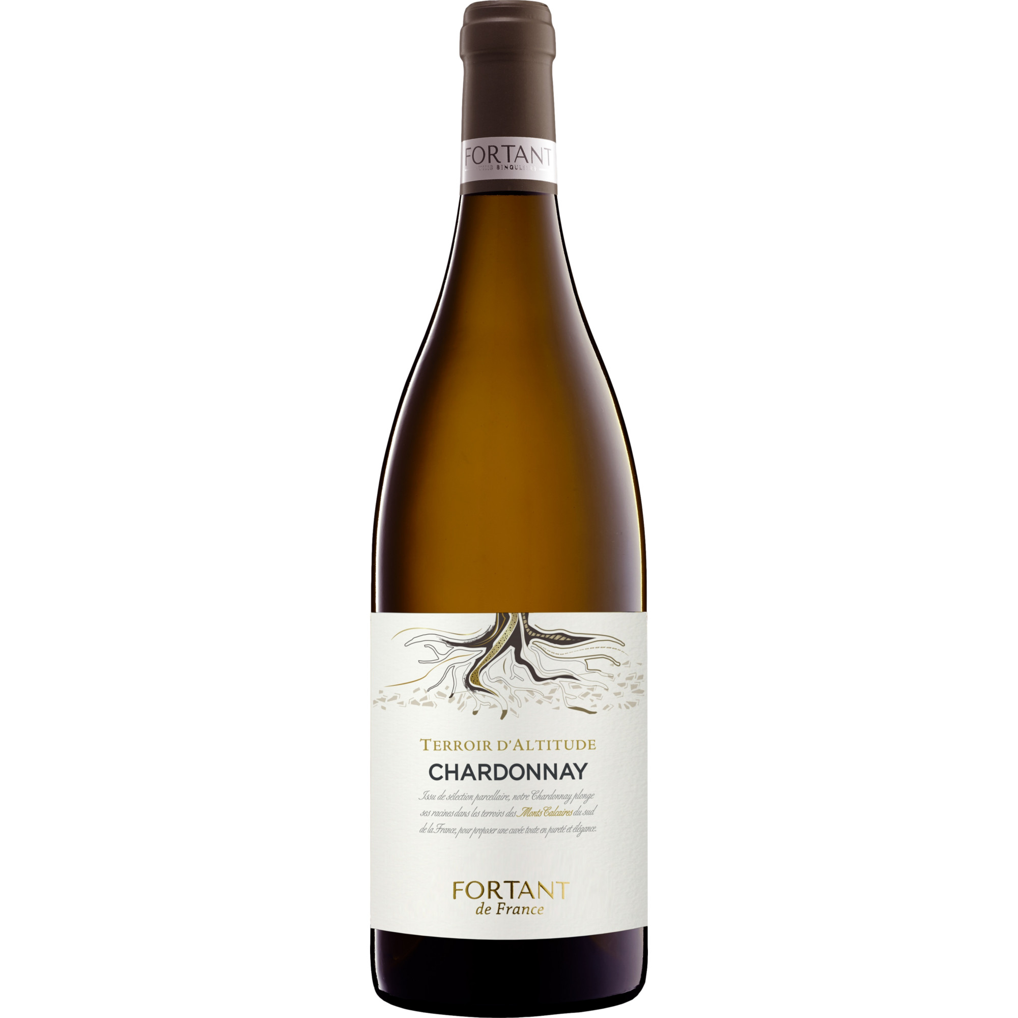 Fortant de France Chardonnay Terroir d'Altitude, Pays d'Oc IGP, Languedoc-Roussillon, 2023, Weißwein