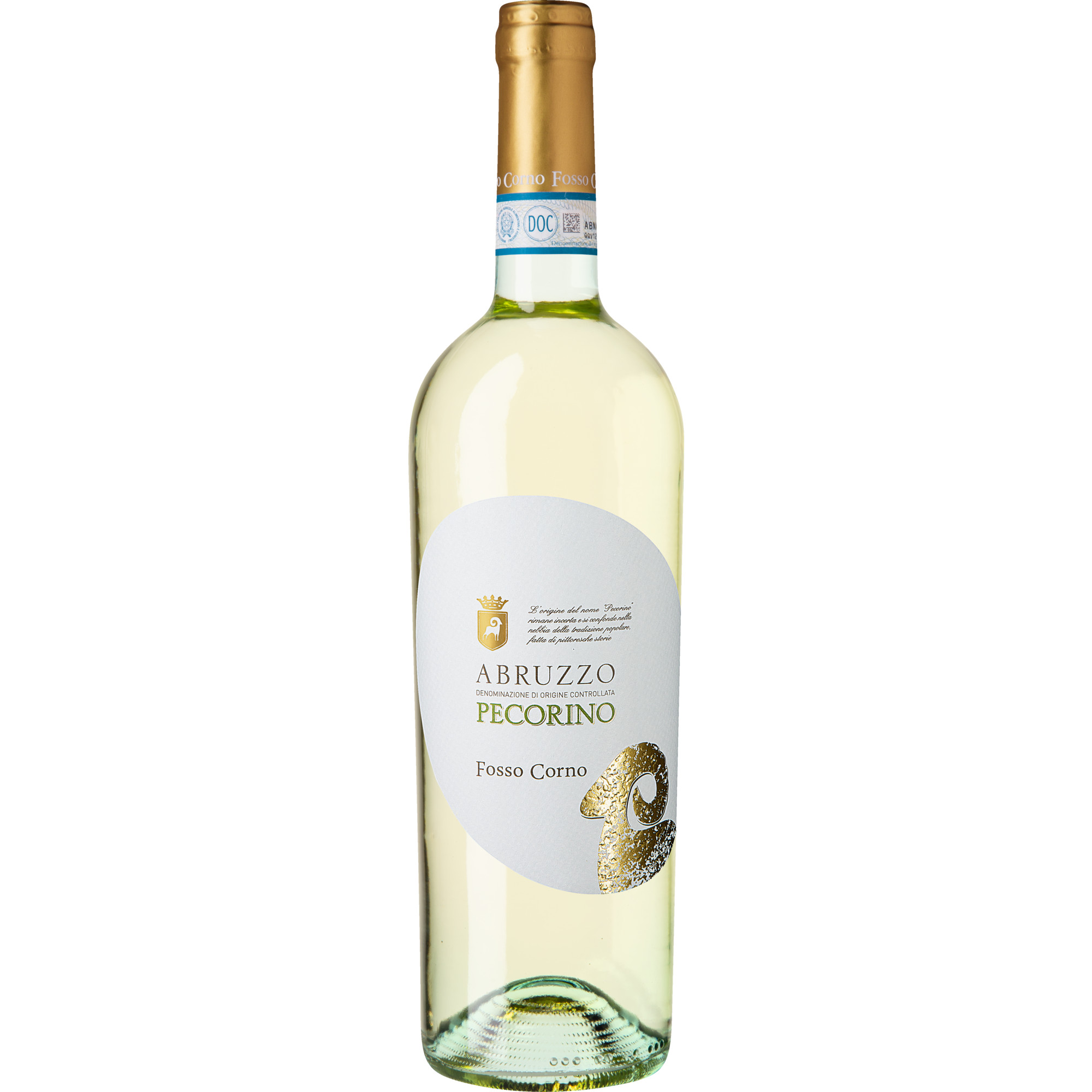 Fosso Corno Pecorino, Abruzzo DOC, Abruzzen, 2022, Weißwein