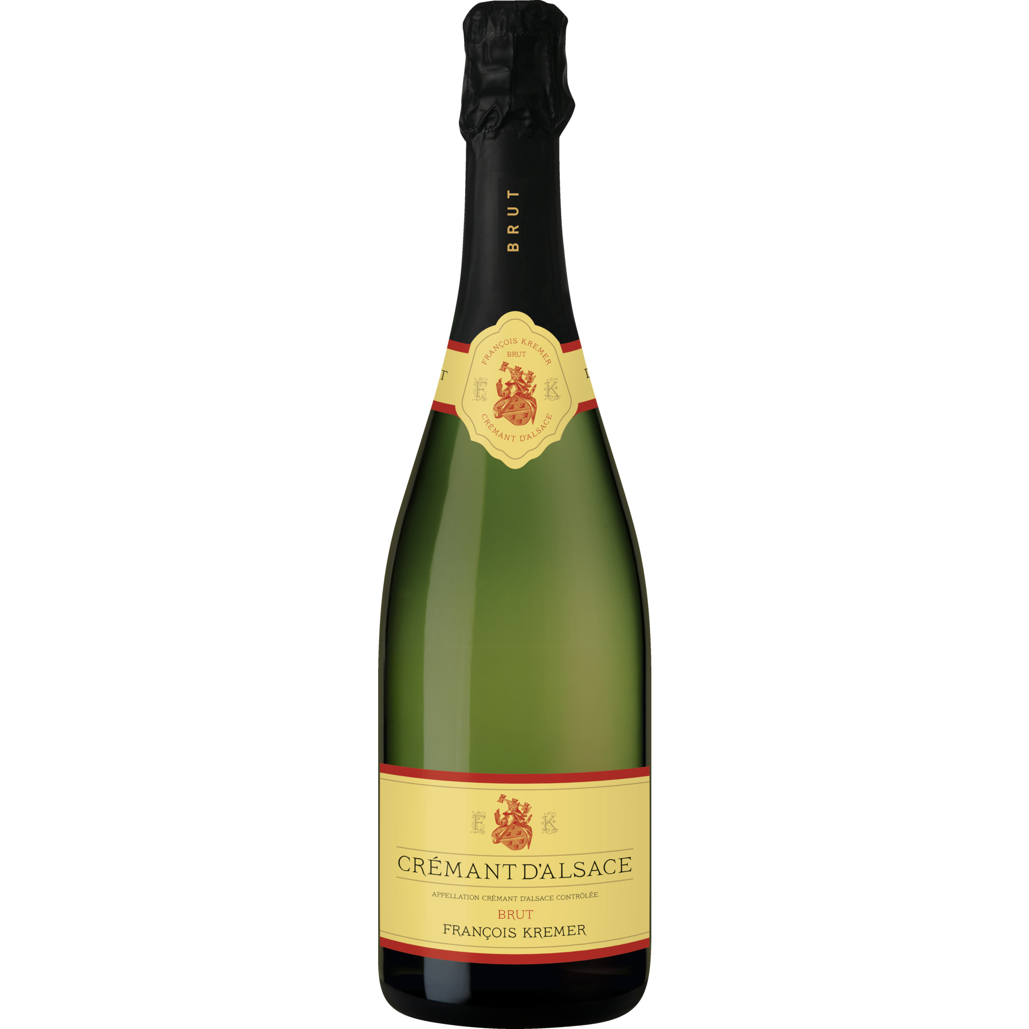 François Kremer Crémant, Brut, Crémant d'Alsace AOP, Elsass, Schaumwein