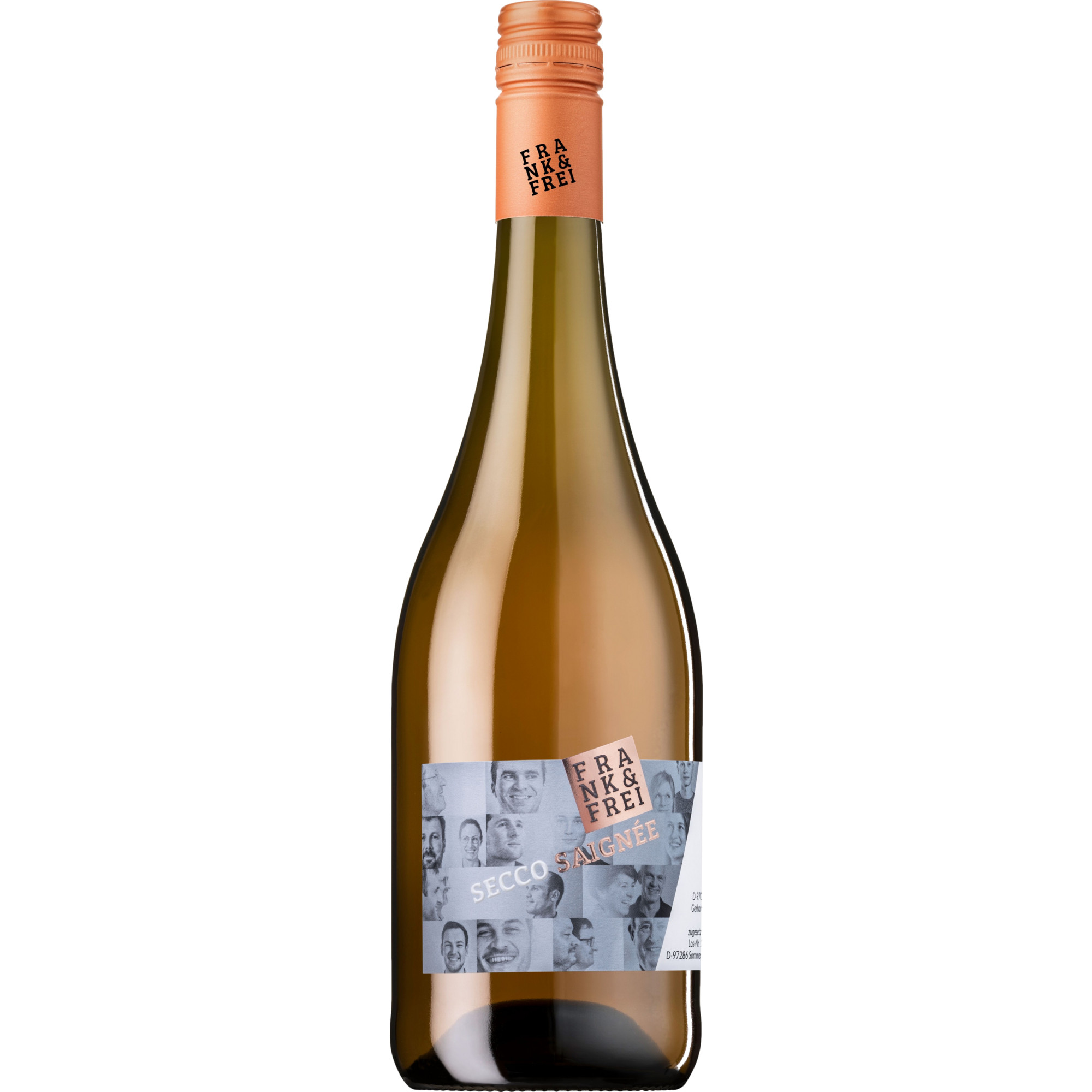 Frank & Frei Secco Saignee Rosé, Trocken, Franken, Franken, Perlwein / Secco