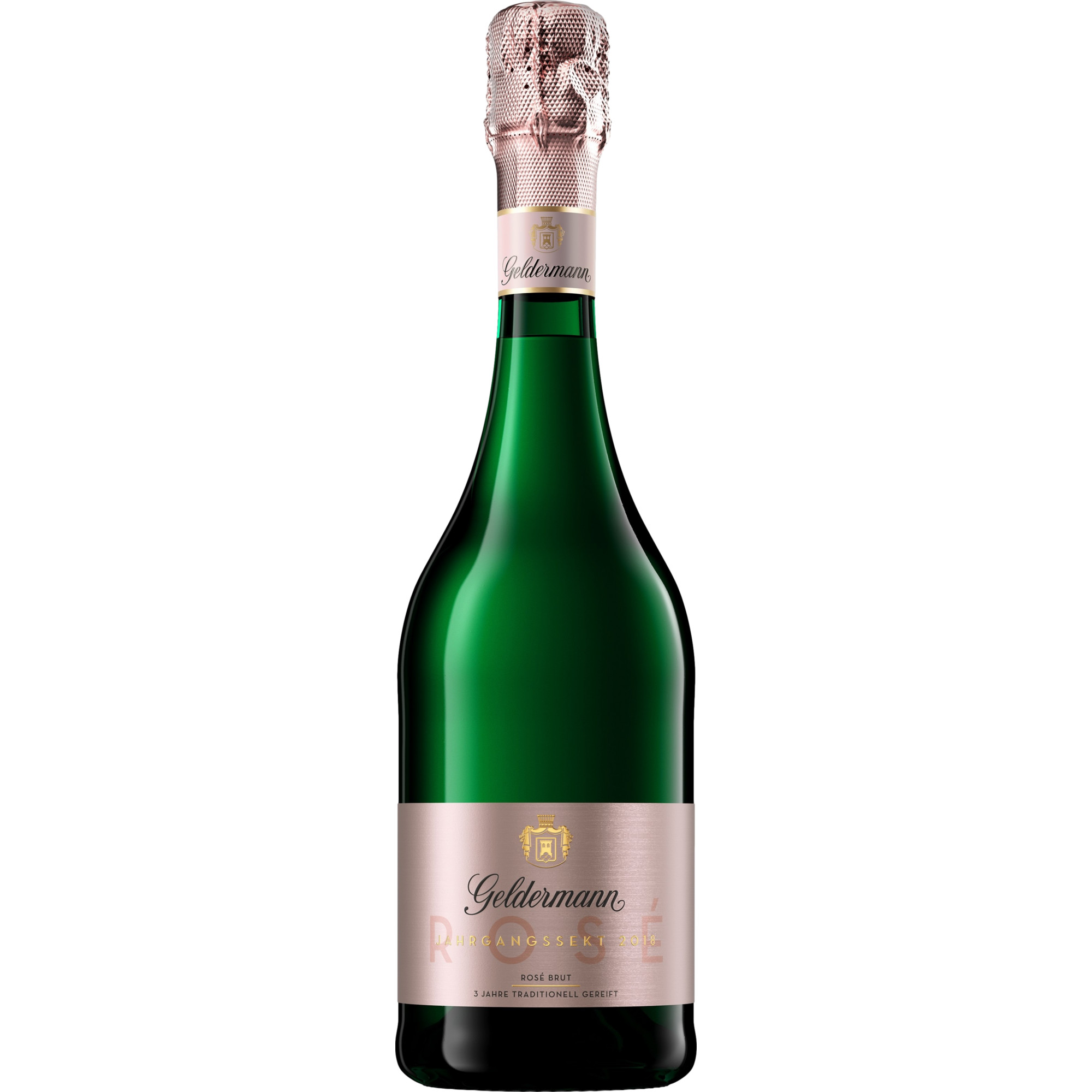 Geldermann Rosé, Brut, Baden, Baden, 2018, Schaumwein