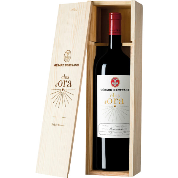 Gérard Bertrand Clos d'Ora bio, Minervois-La Livinière AOP, 3 L, Holzkiste, Languedoc-Roussillon, 2020, Rotwein