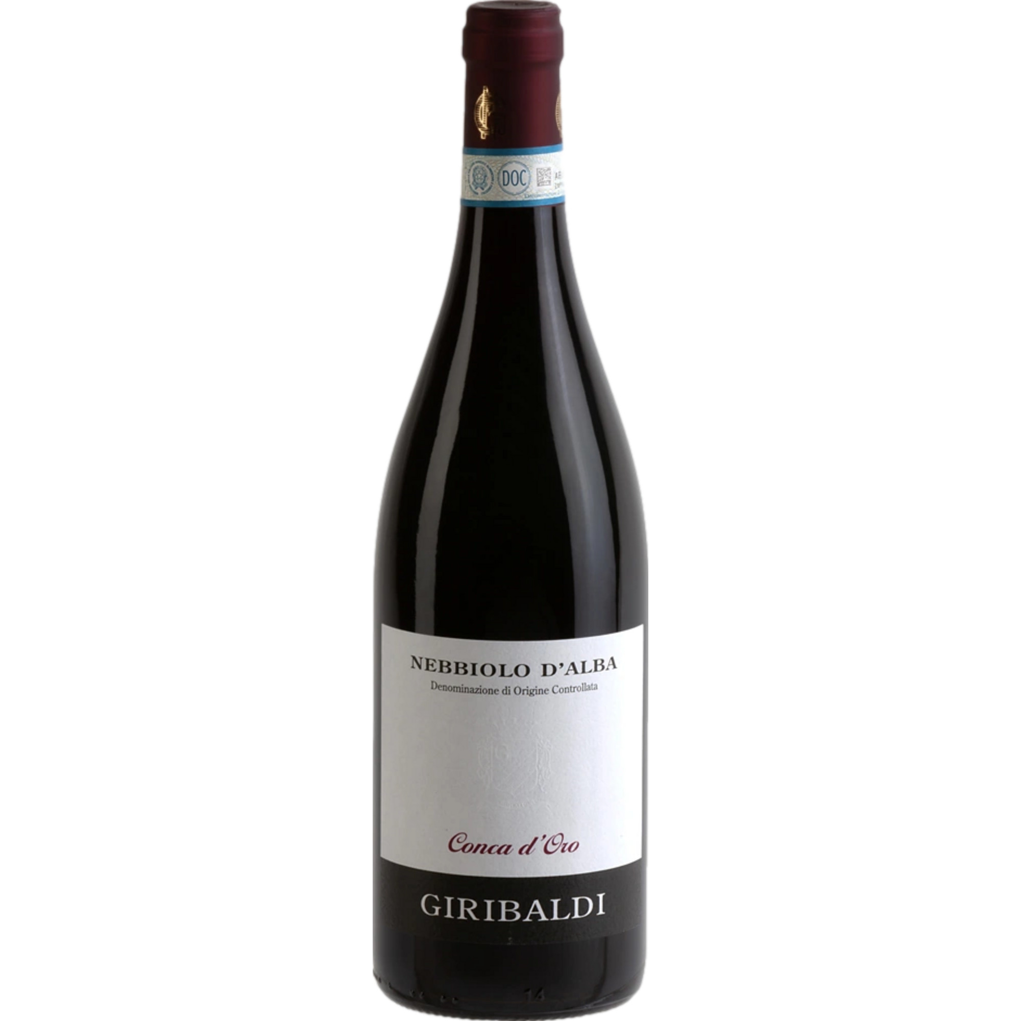 Giribaldi Conca d’Oro Nebbiolo d'Alba, Nebbiolo d'Alba DOC, Piemont, 2019, Rotwein