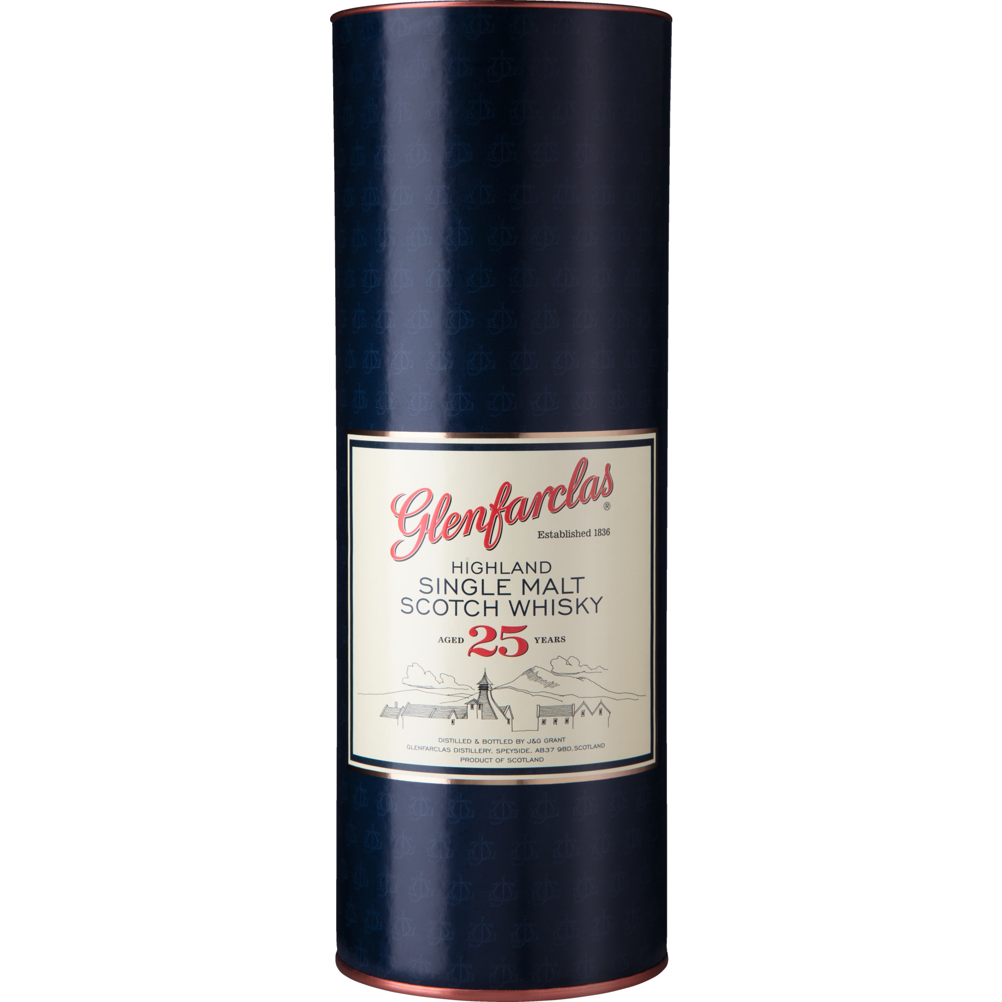 Glenfarclas 25 Years Single Malt Scotch Whisky, Speyside, Schottland, 0,7 L, 43% Vol.,Geschenketui, Schottland, Spirituosen