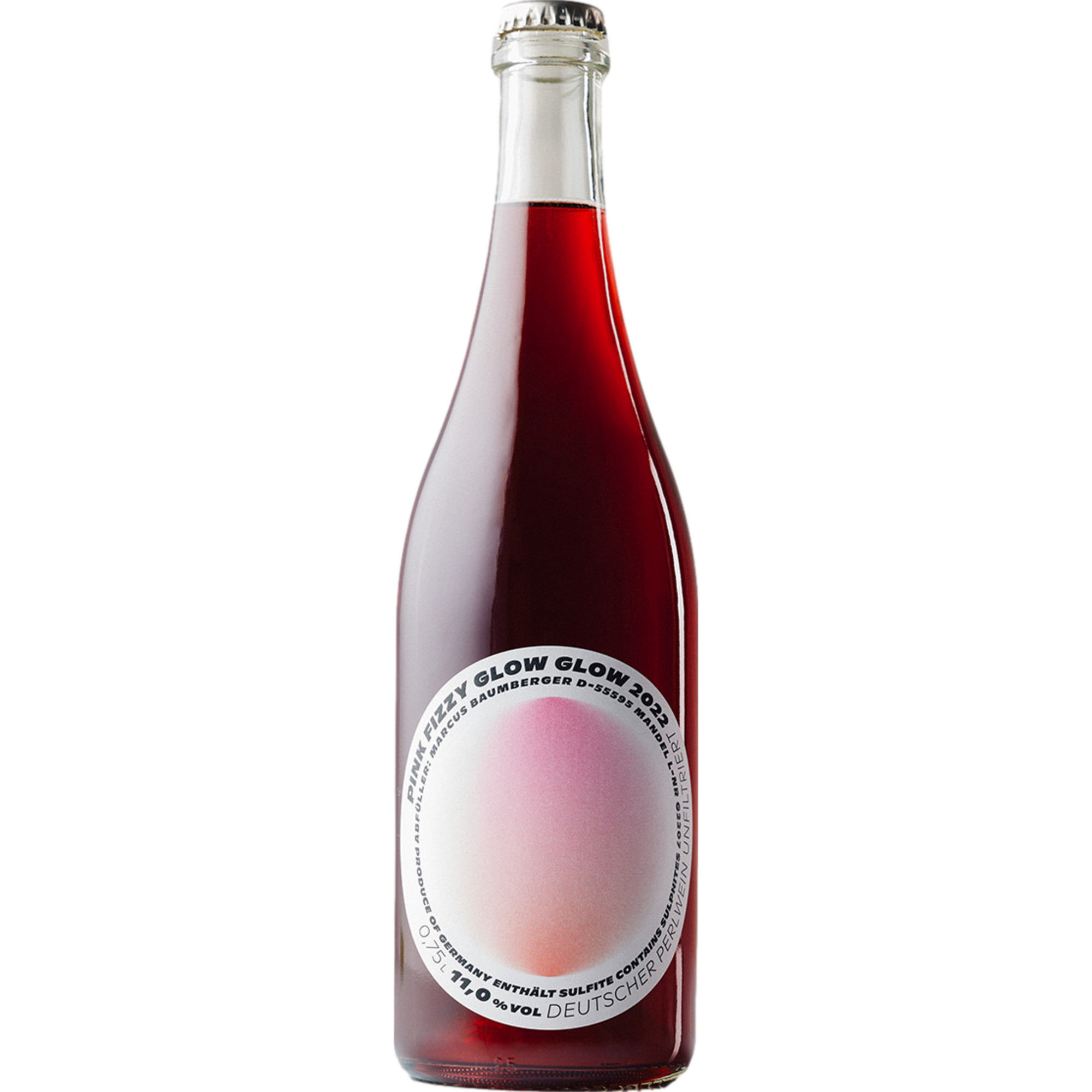 Glow Glow Pink Fizzy Bio, Trocken, Nahe, Nahe, 2023, Roséwein