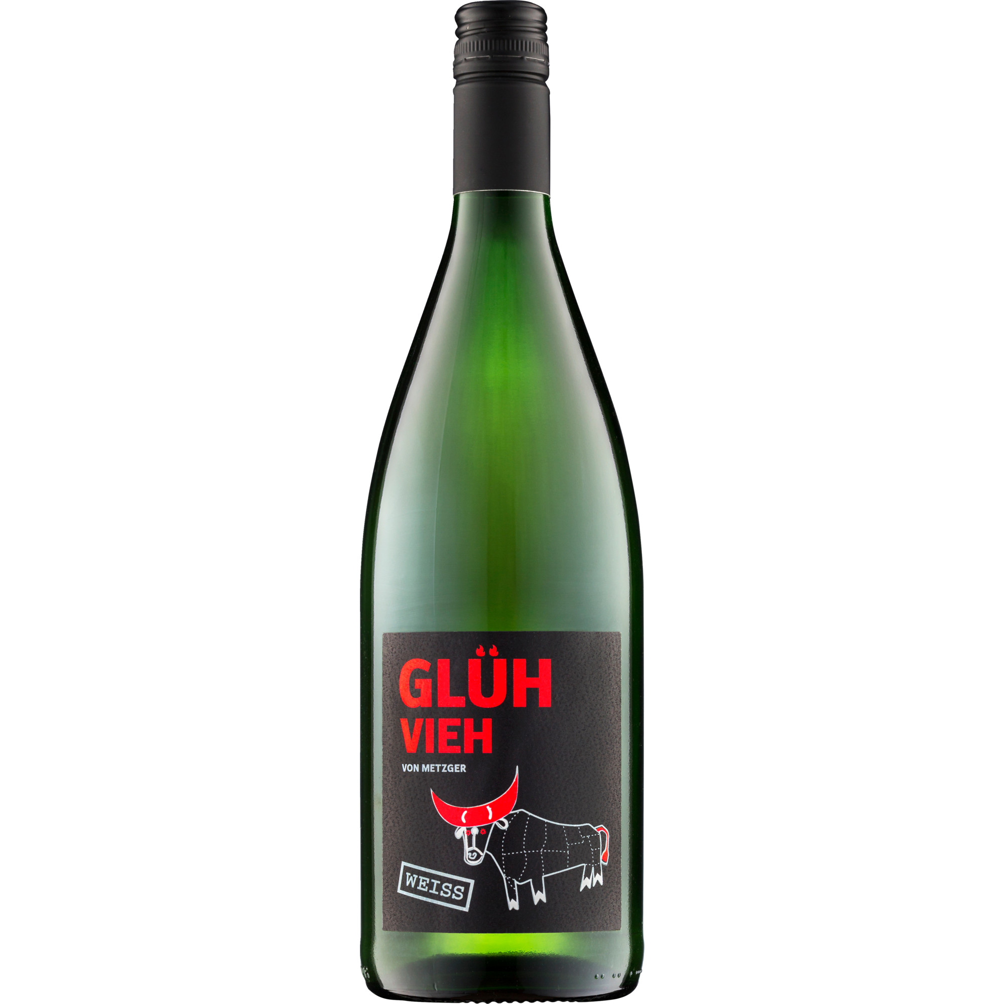 Glühvieh Winzerglühwein Weiß 1 L, Aromatisiertes weinhaltiges Getränk, Weißwein