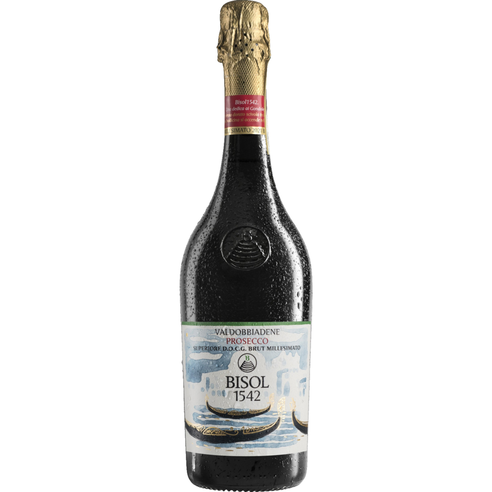 Gondolieri Edition Brut Bisol, Valdobbiadene - Prosecco DOCG, Venetien, 2024, Schaumwein