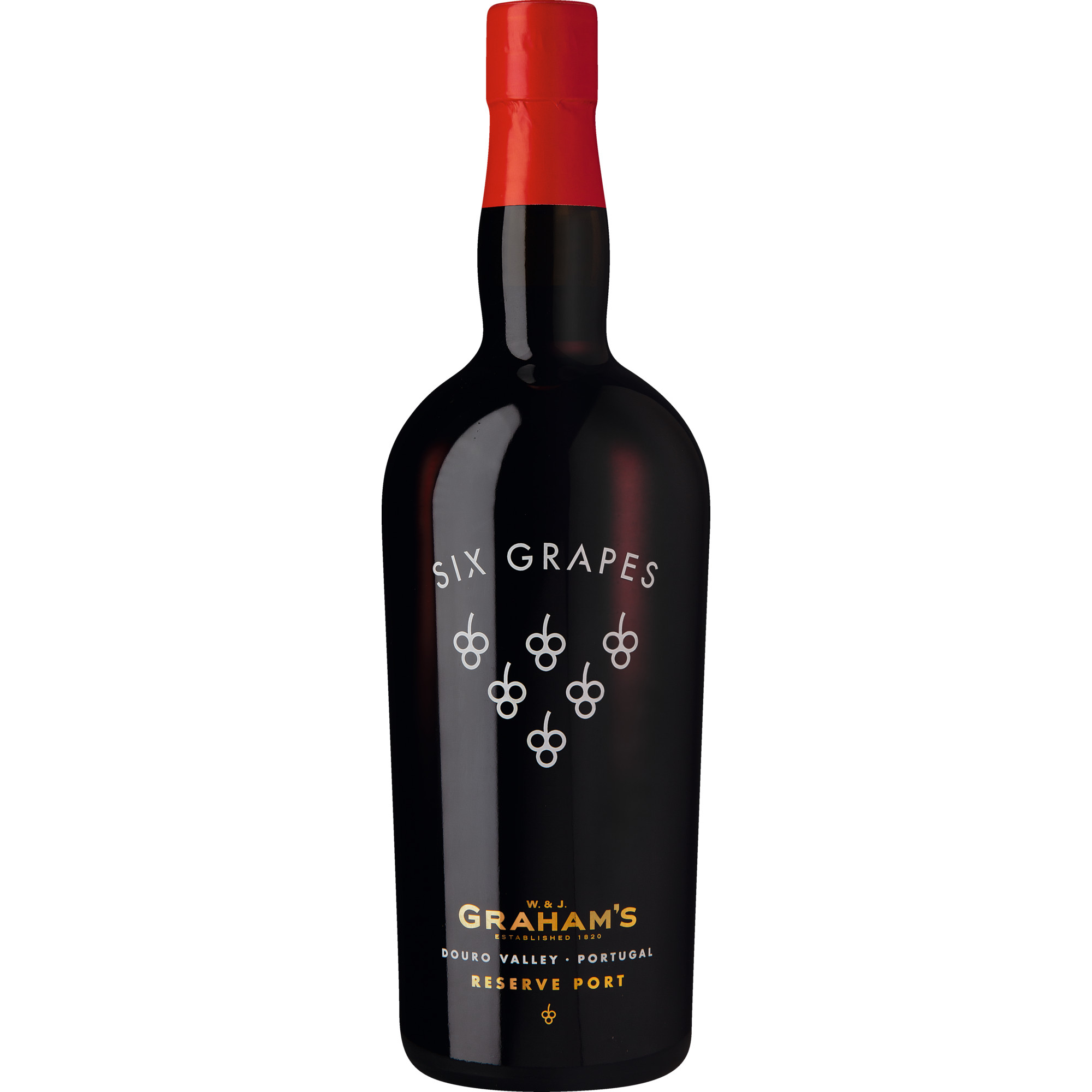 Graham's Six Grapes Port, Vinho do Porto DOC, 0,75 L, 20 % Vol., Douro, Spirituosen